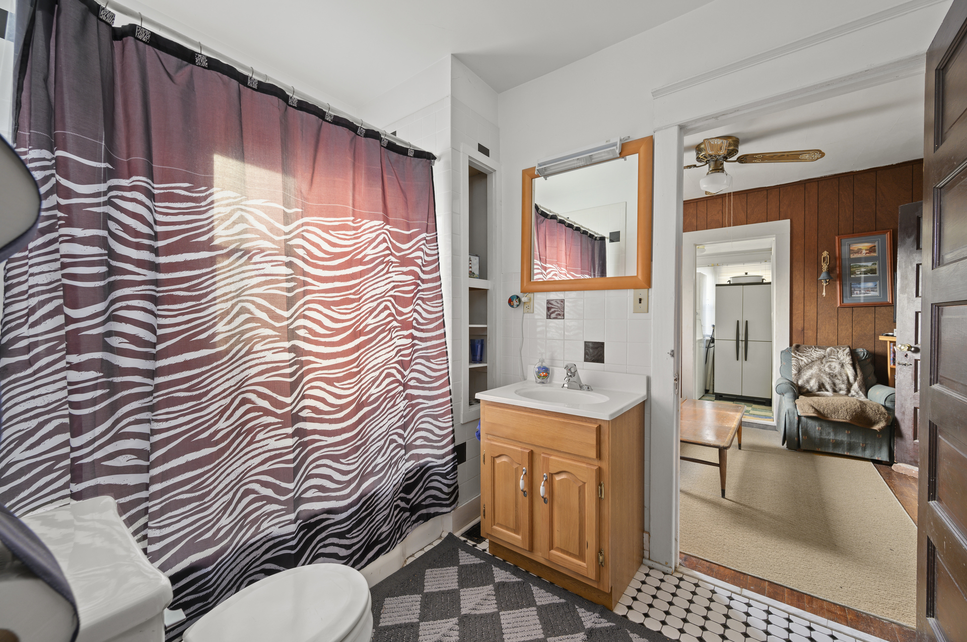 Full Bath on 1st Floor