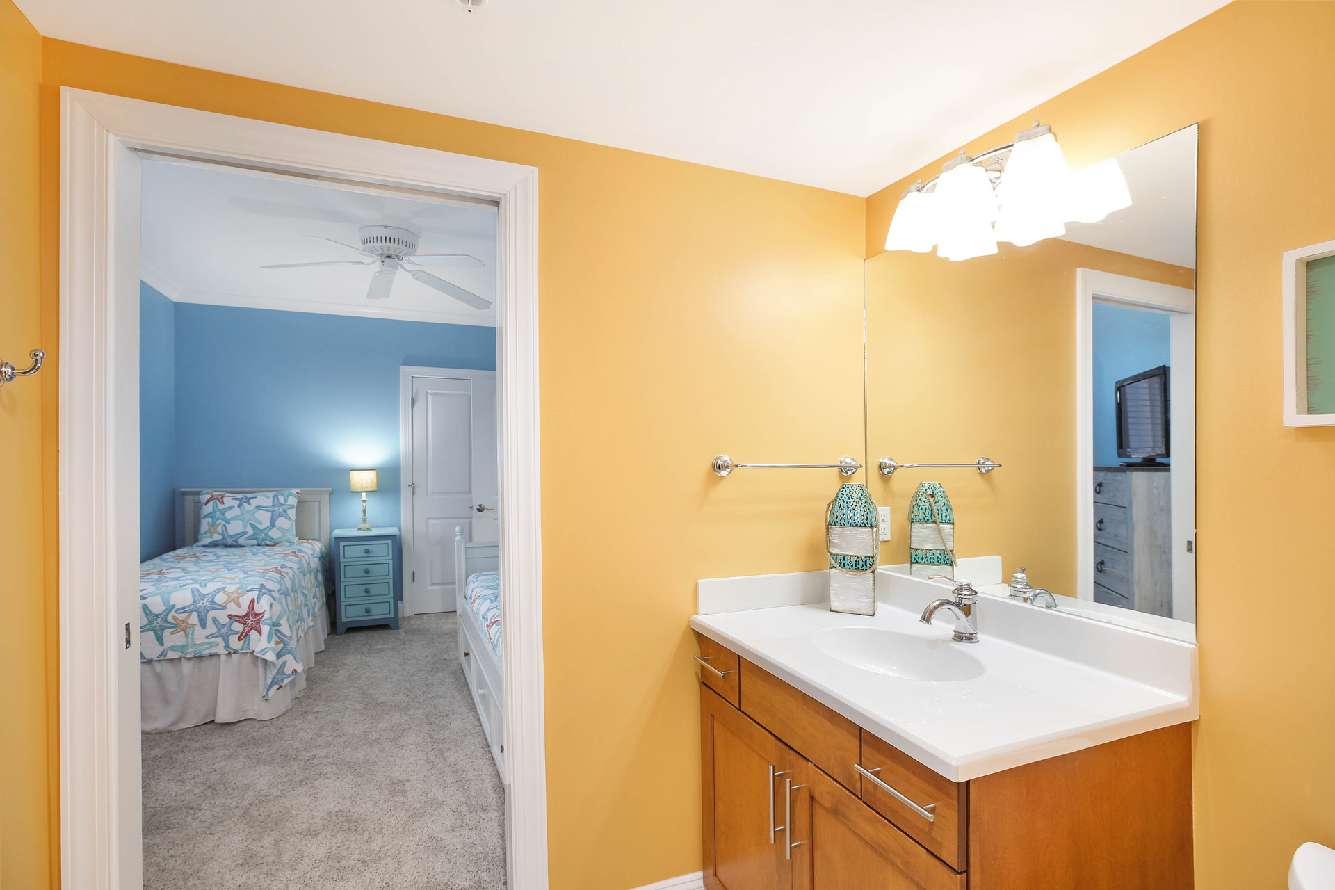 A Jack & Jill Bath is shared by Bedrooms 3 and 4.