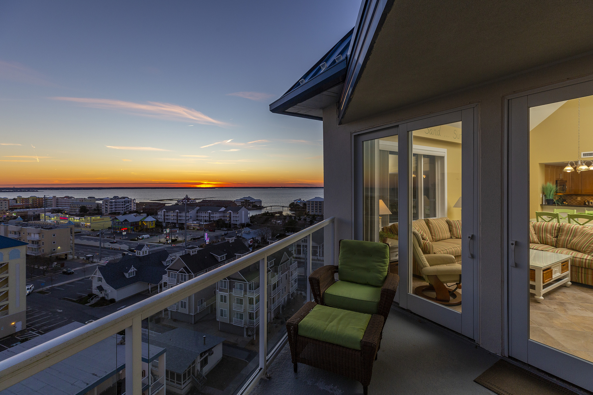 Relax at the day`s end with a glass of wine and God`s Artwork.