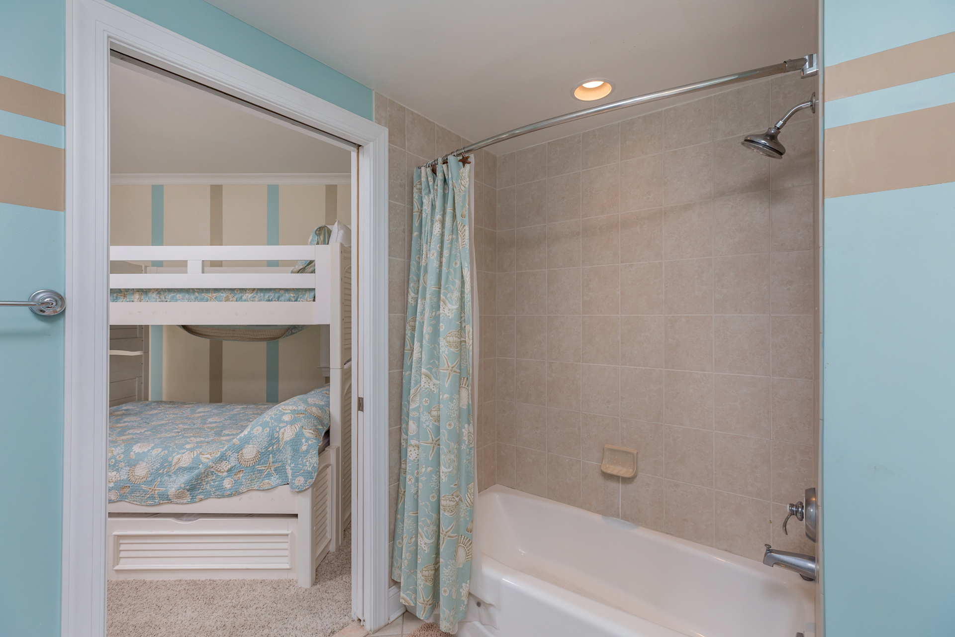 You`ll love the Coastal Colors throughout Meridian 1003 West.