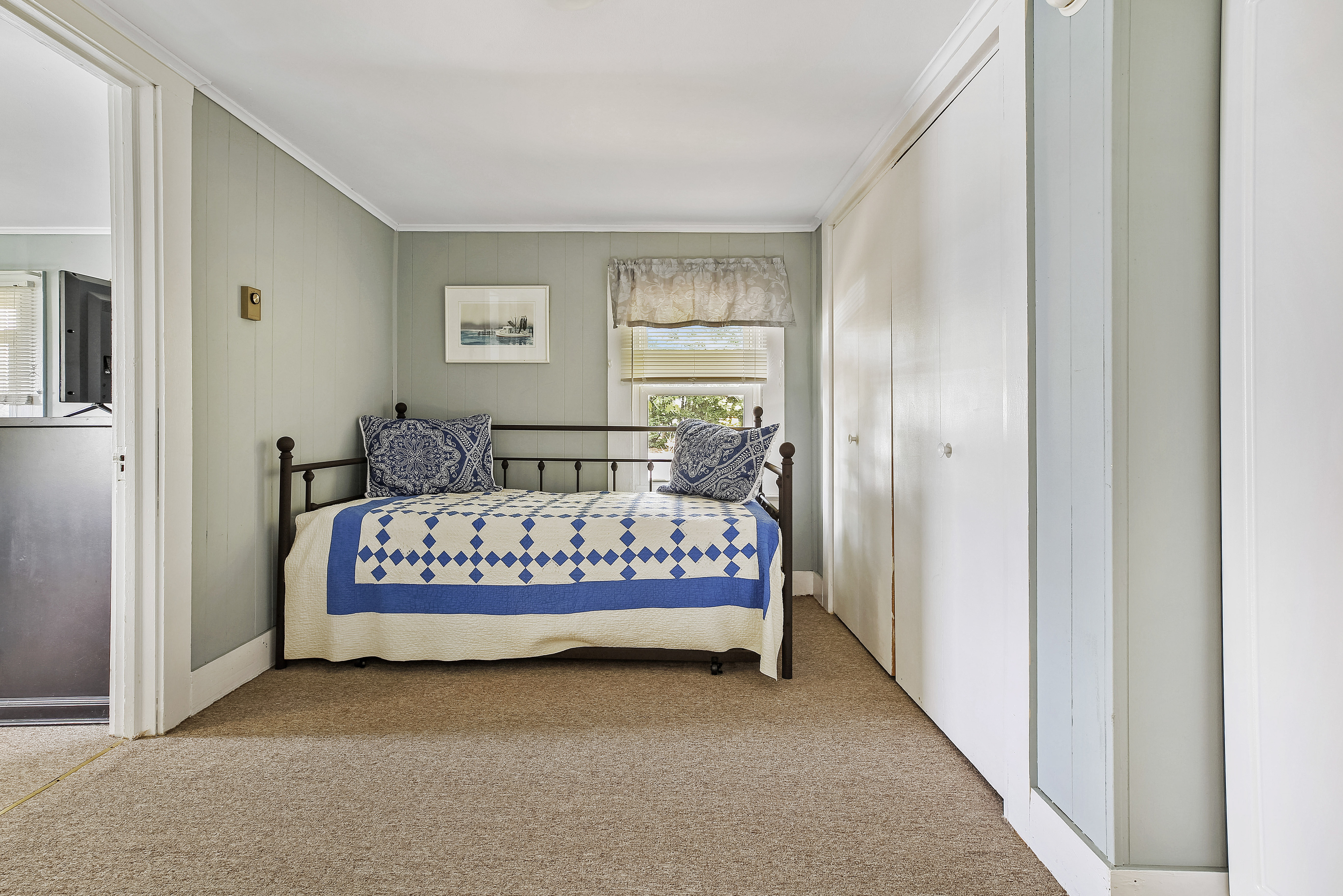 Bedroom 2 has a Twin Bed with Twin Trundle and is perfect for the kids.
