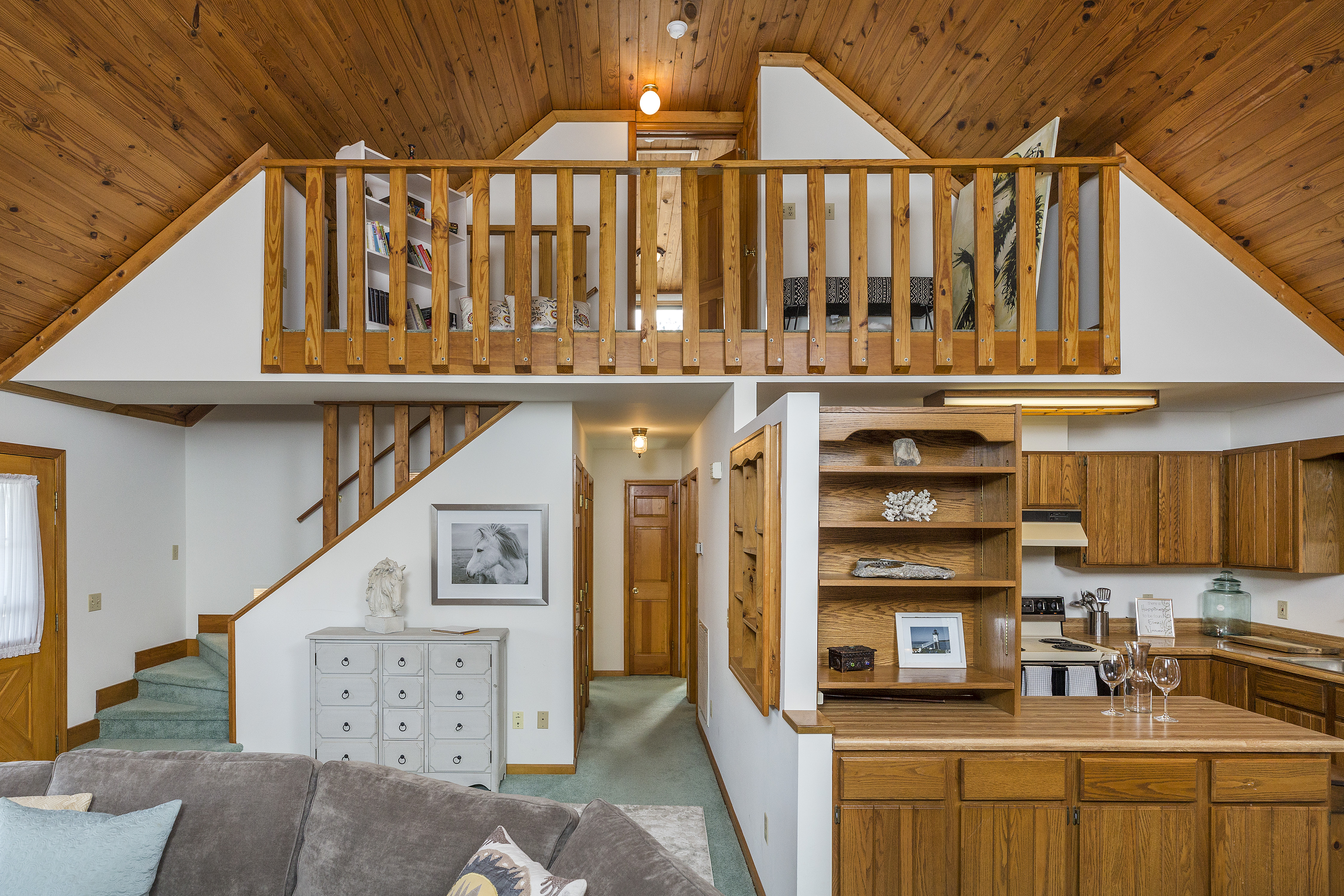 The kids will love the Reading Nook upstairs - cozy & fun.