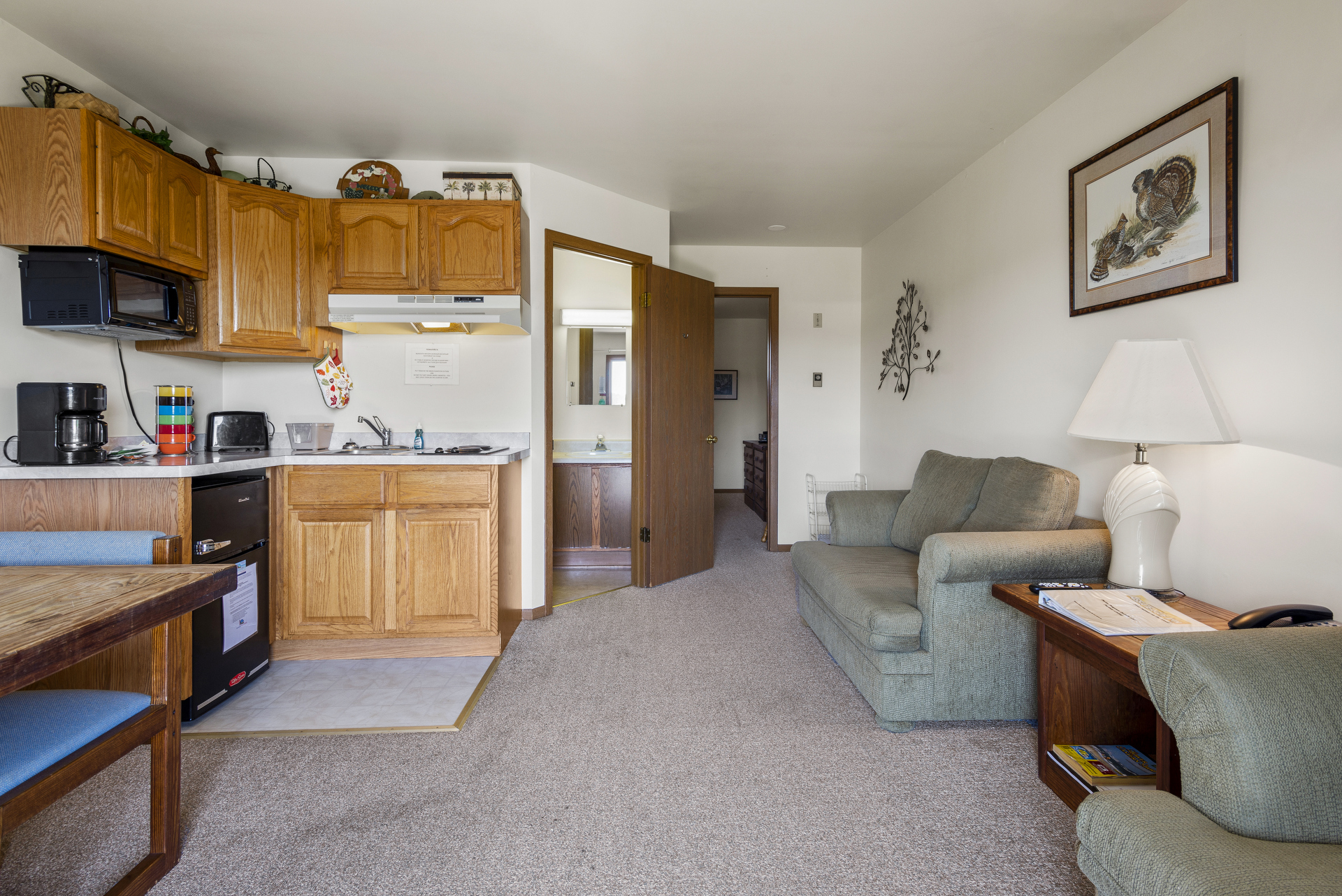 This lovely Studio sleeps 4 comfortably - and with gorgeous Views.