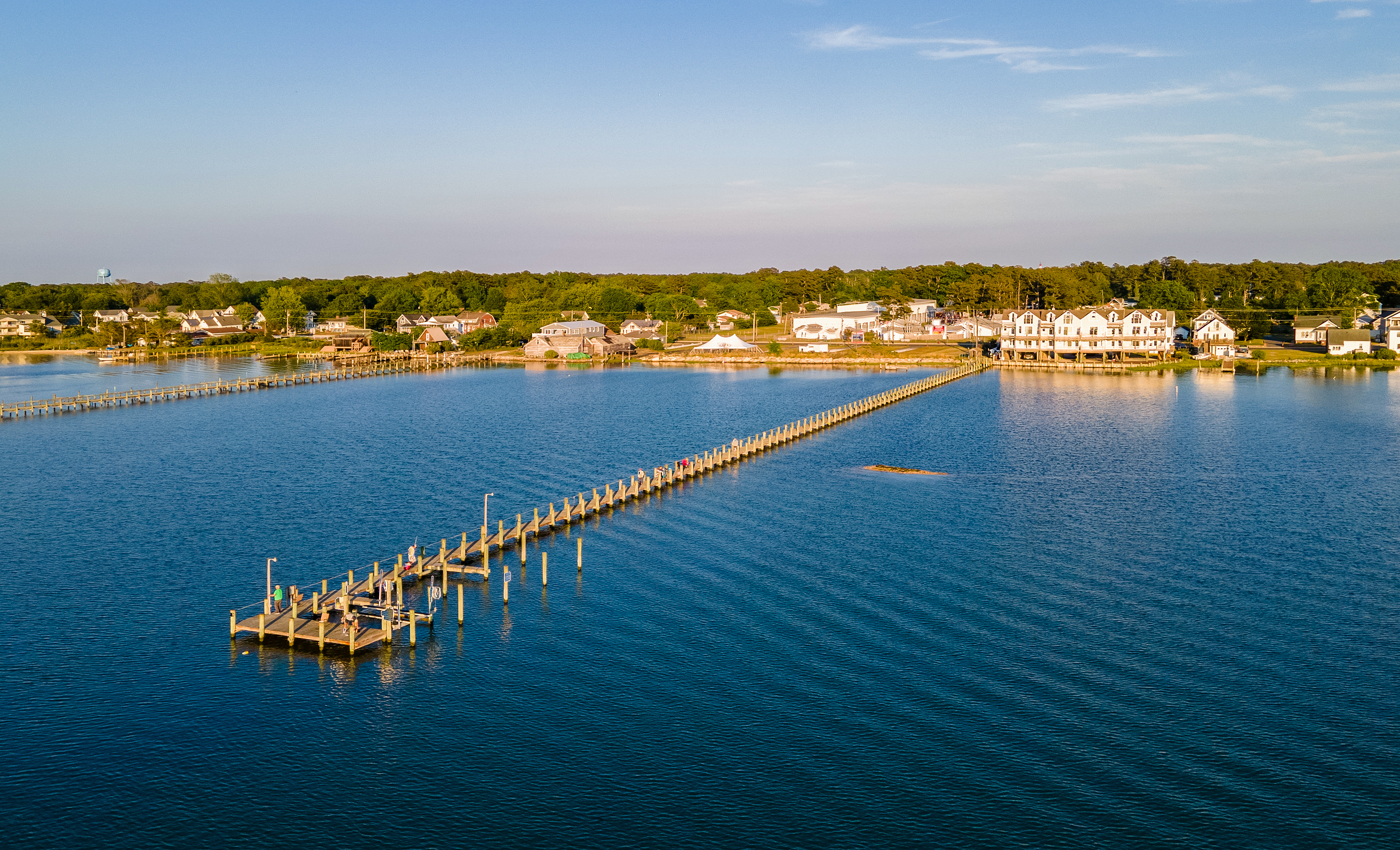 A great place to launch your kayaks from, as well.