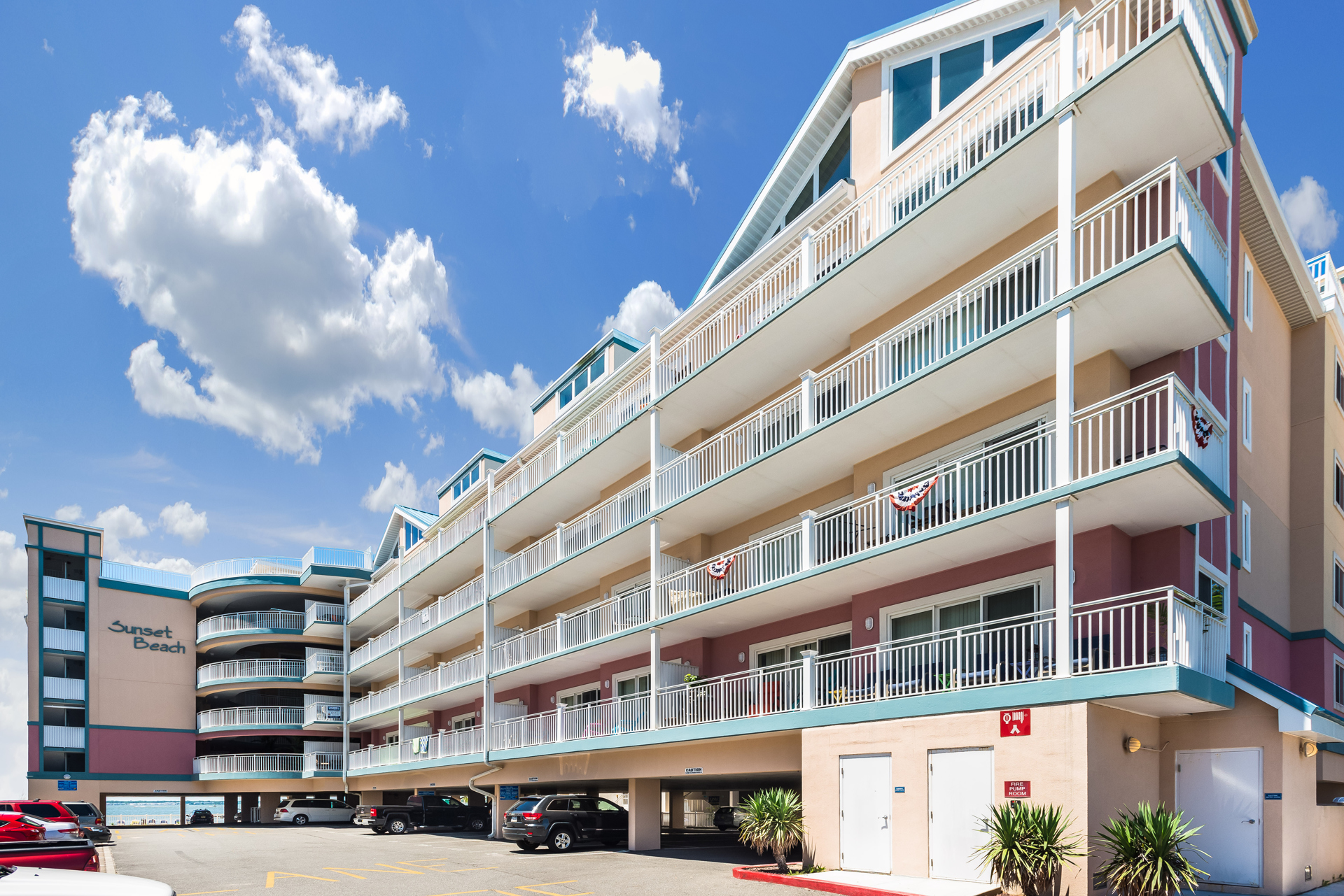 This High-end Building is just 2 blocks from the Beach.