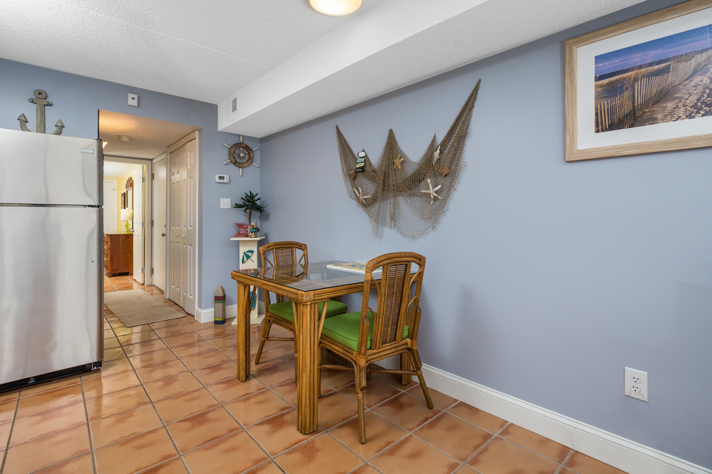 Small Dining Area just off of the Kitchen.