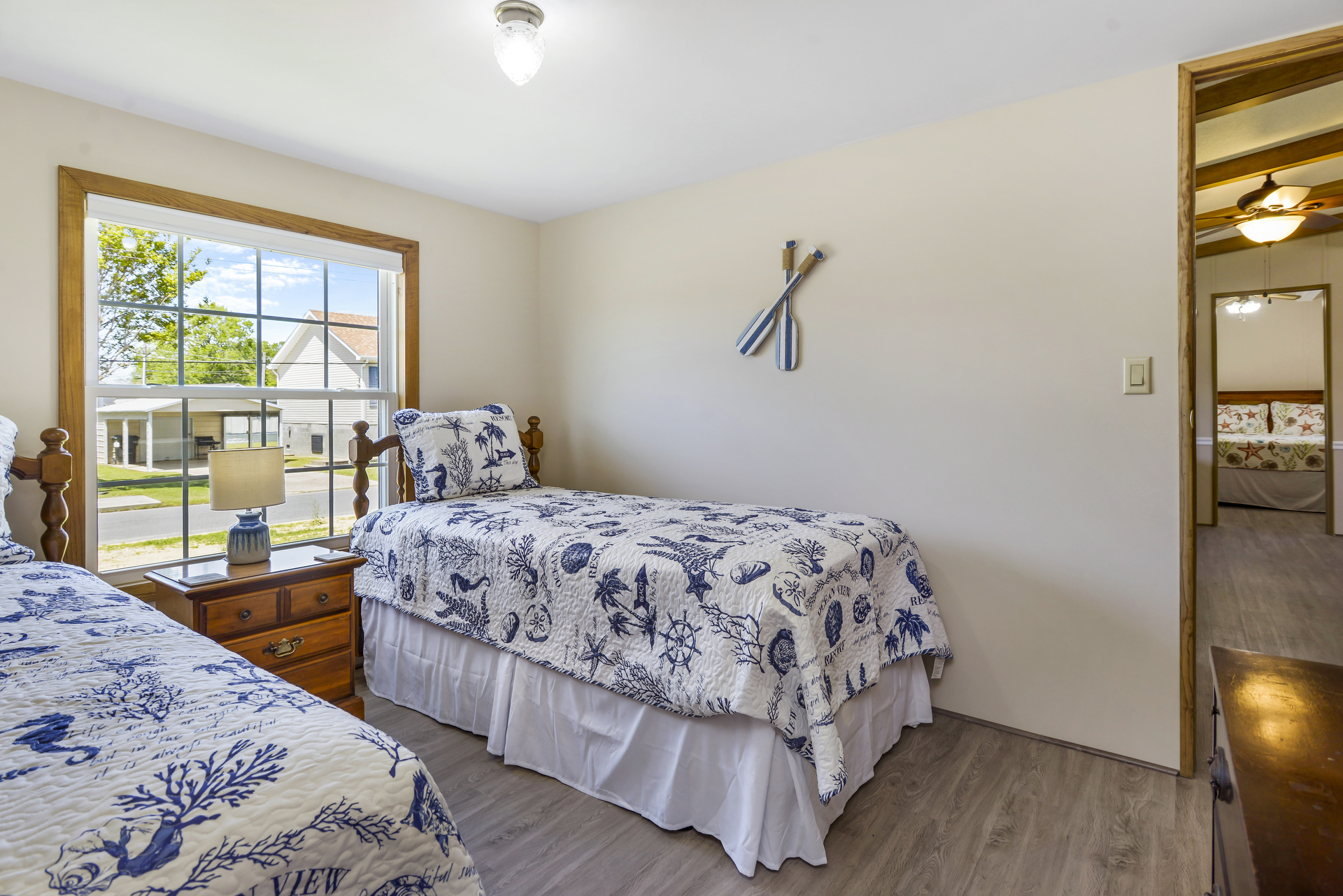 Walk downtown to Shops, Dining, and the Waterfront Park.