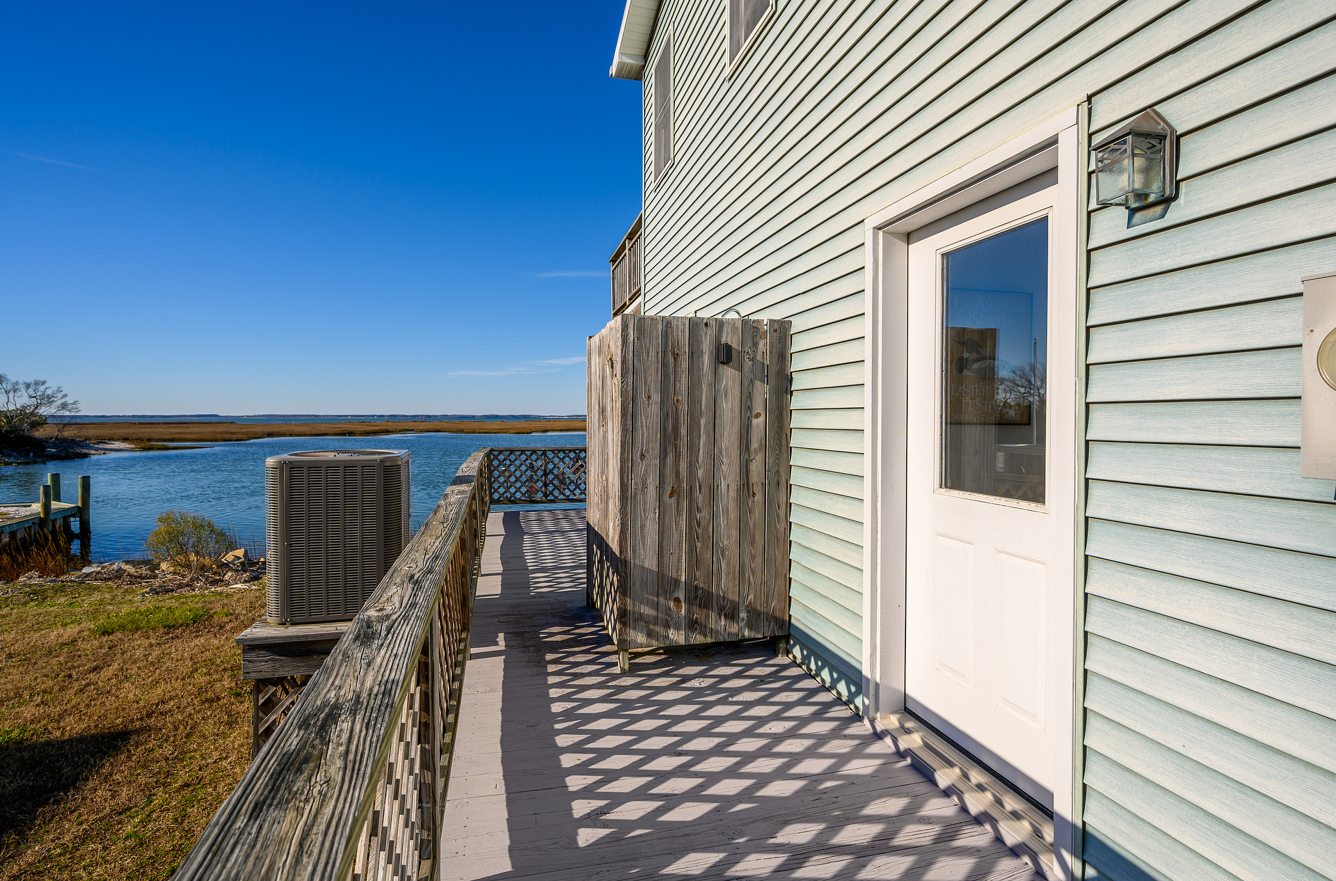 Rinse off in the refreshing Outdoor Shower.