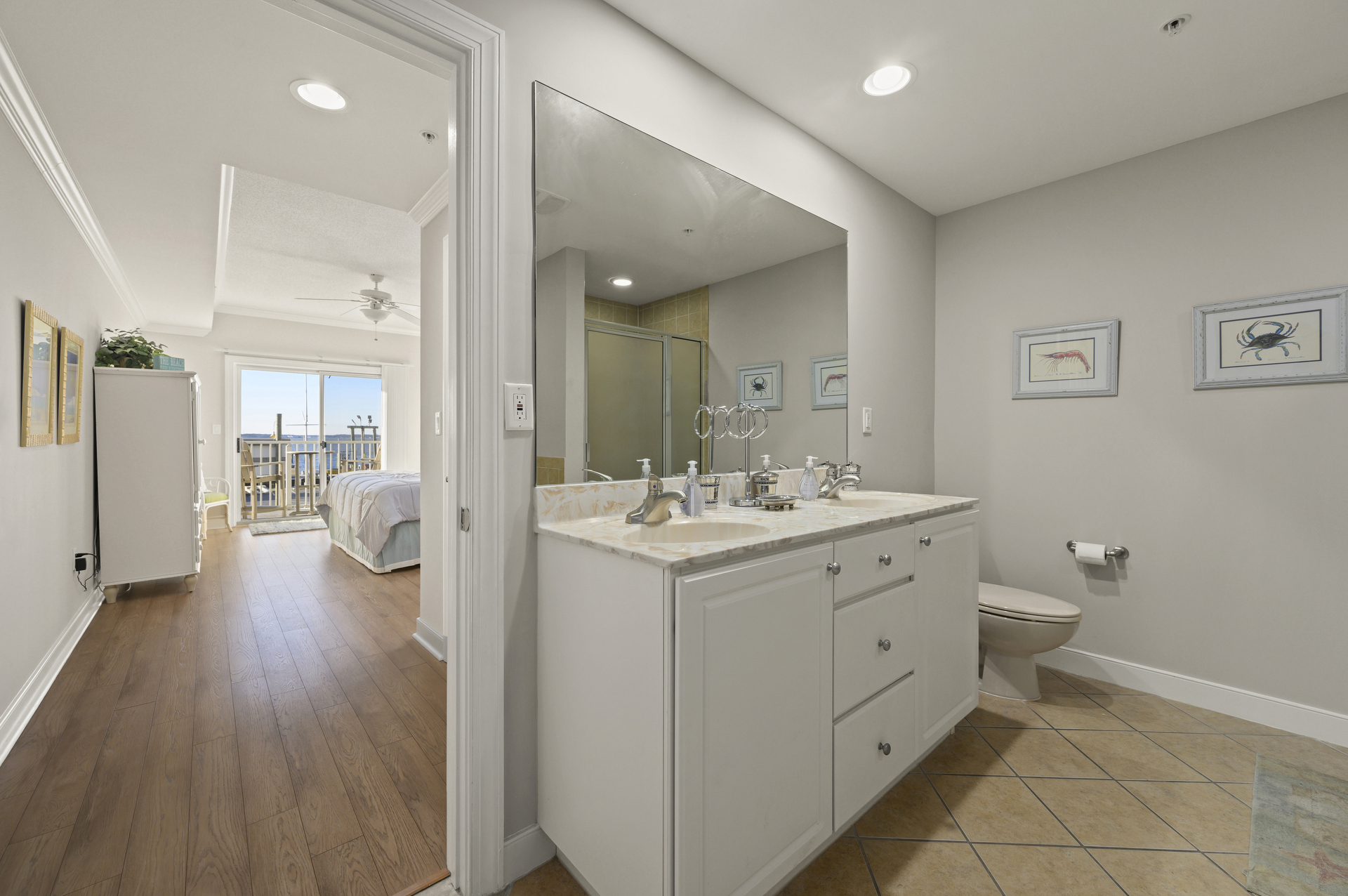Huge Primary Bath with Double Vanity
