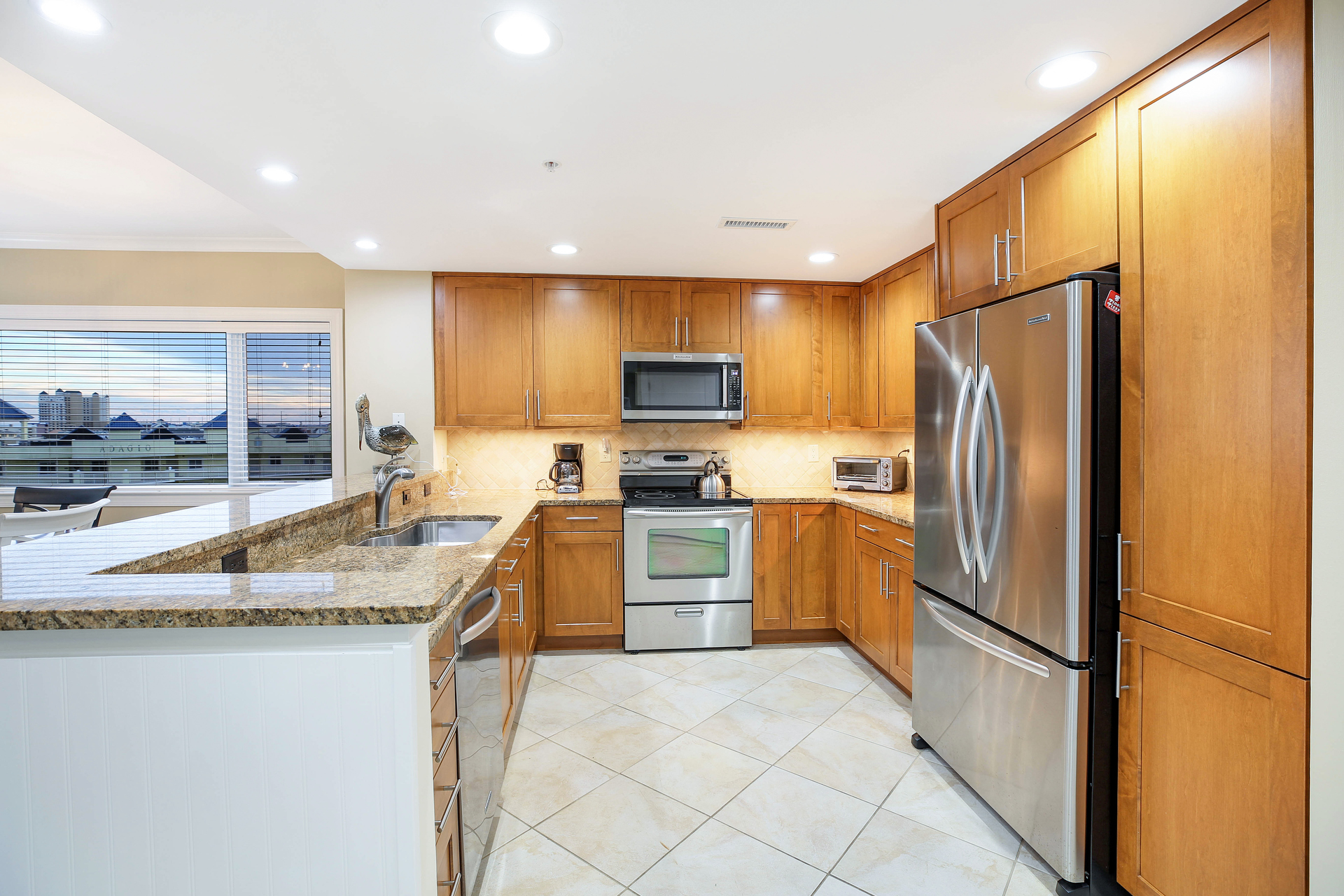 The Chef will love the Gourmet Kitchen with Granite Counter Top & Stainless Appliances.