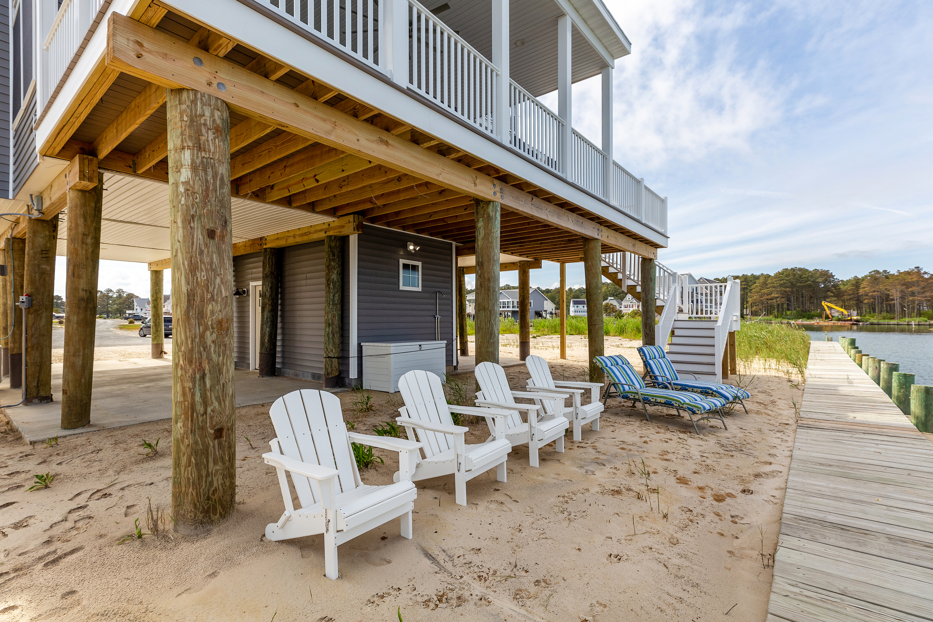 Watch the sun sink over the Chincoteague Bay.