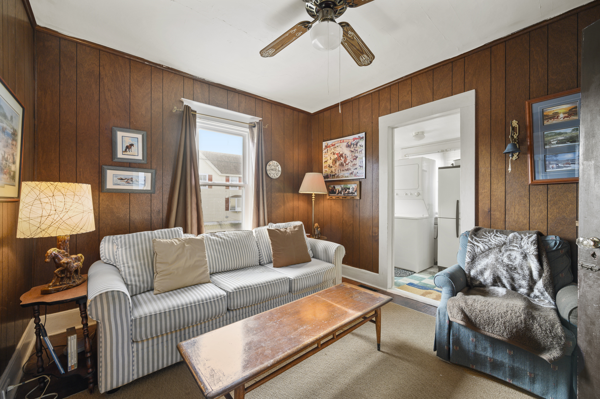 Den on 1st Floor has Sleeper Sofa