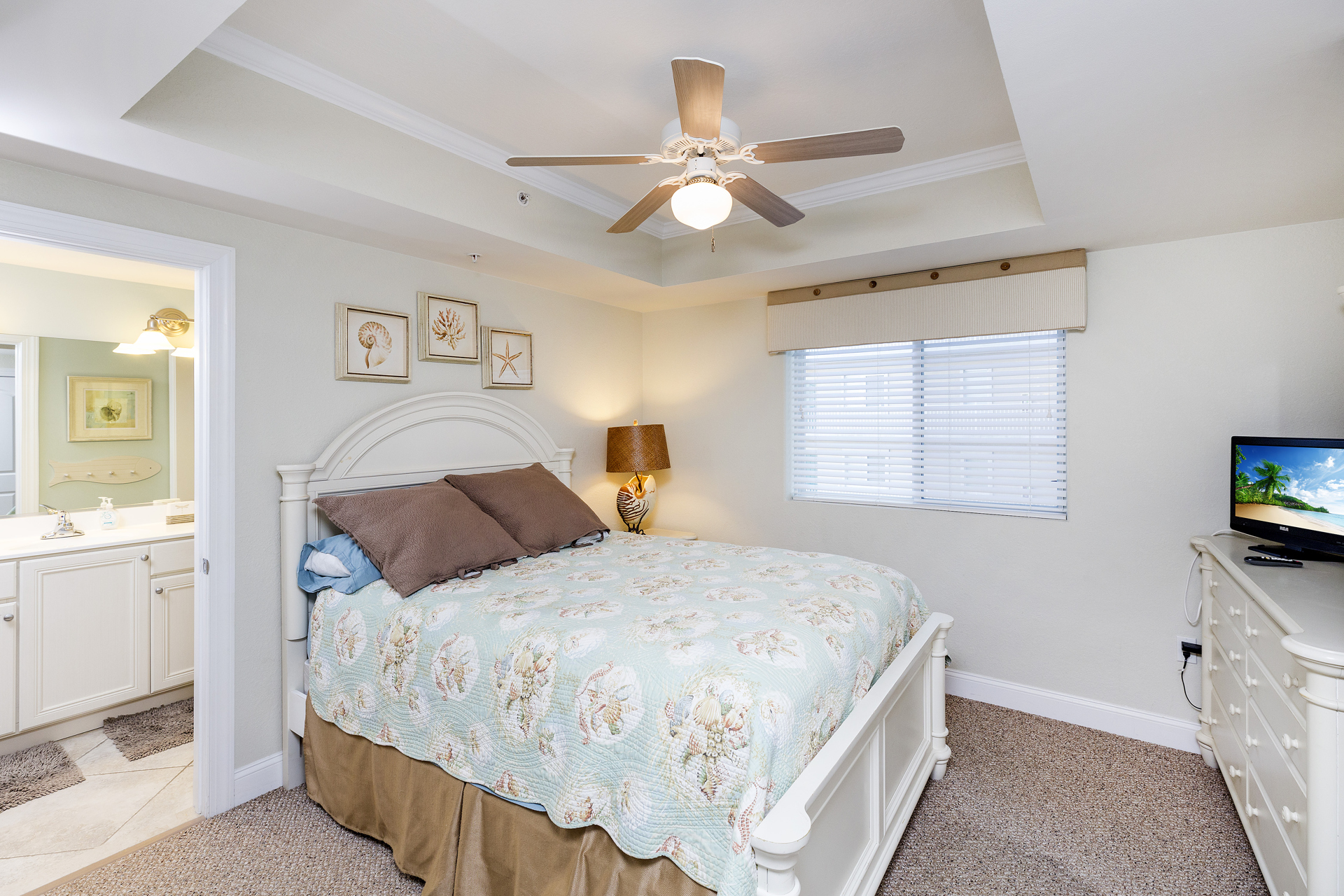 Bedroom 2 is as serene as a Sand Dune.