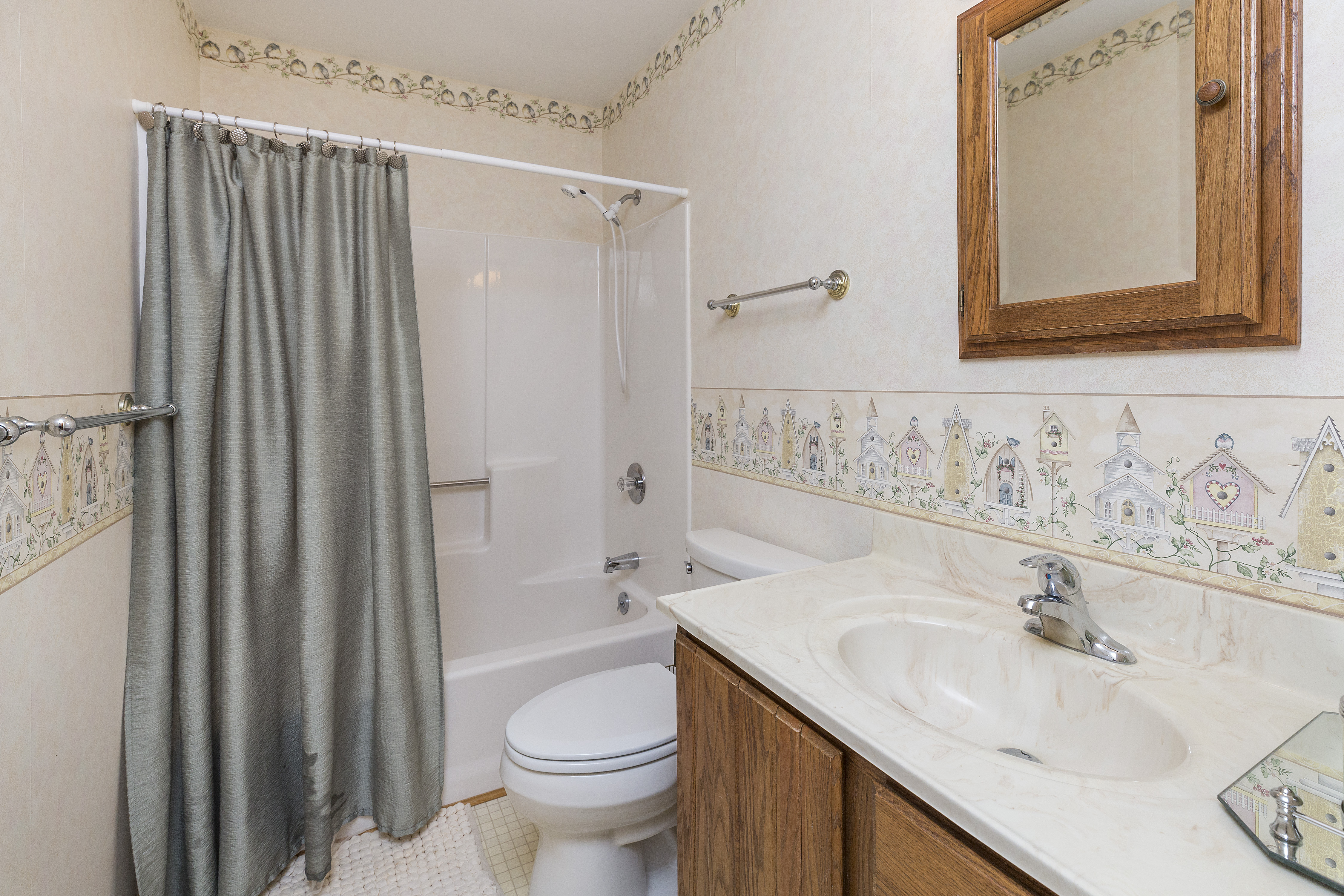 Full Bath 1 on 1st Floor has Tub/Shower Combo.