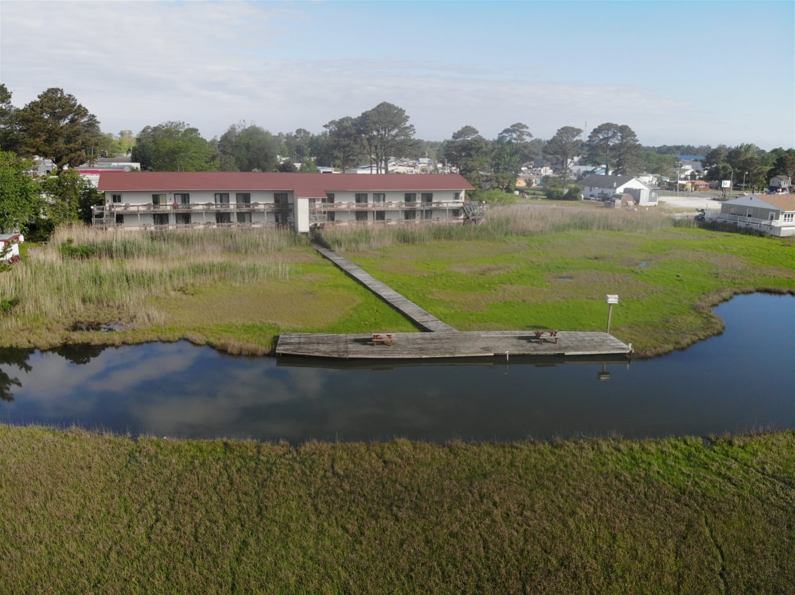 Try your hand at crabbing at the Inn's private pier
