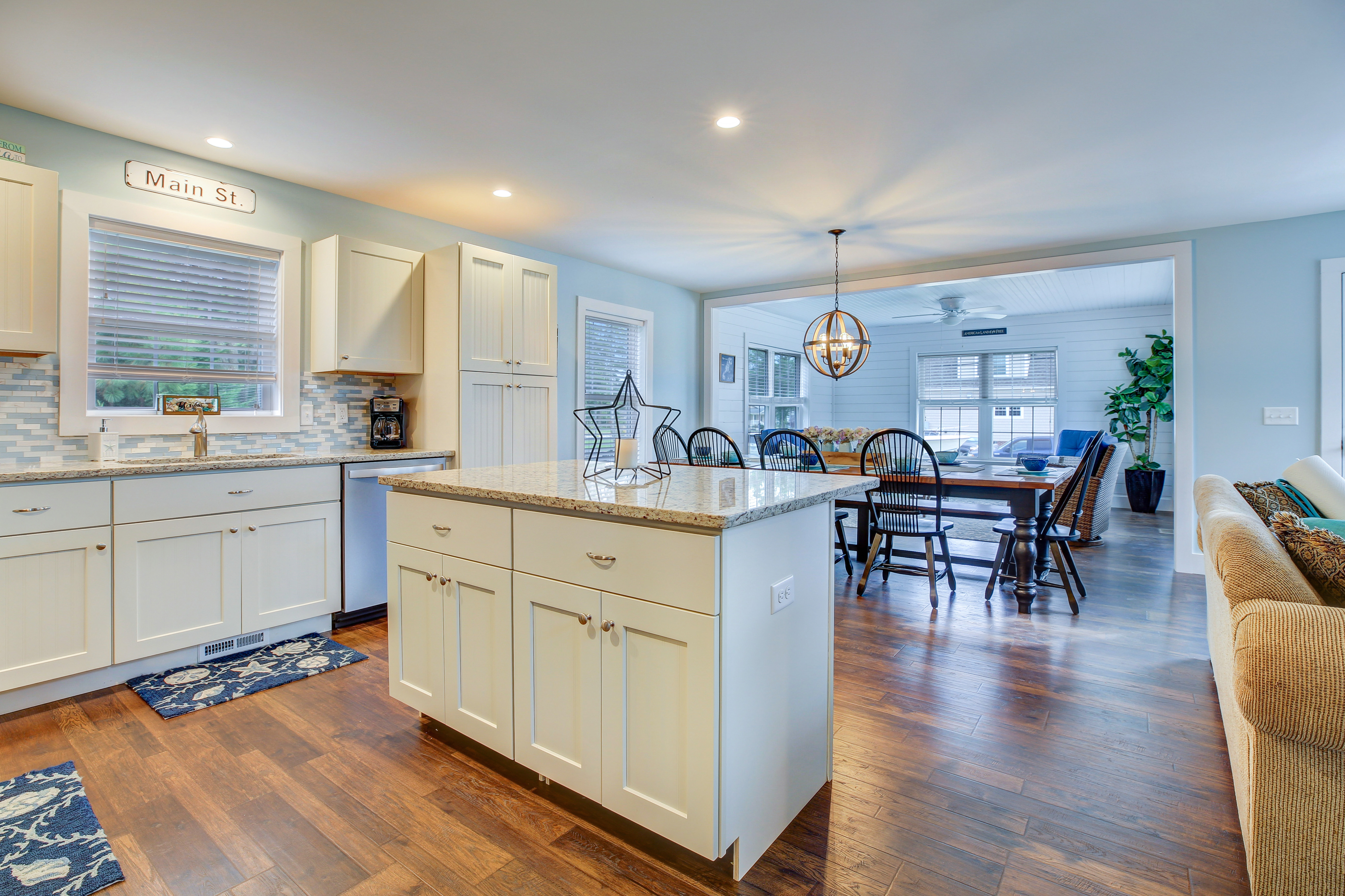 Beach Blessing is on a quiet, Private Road - very safe for kids to play.