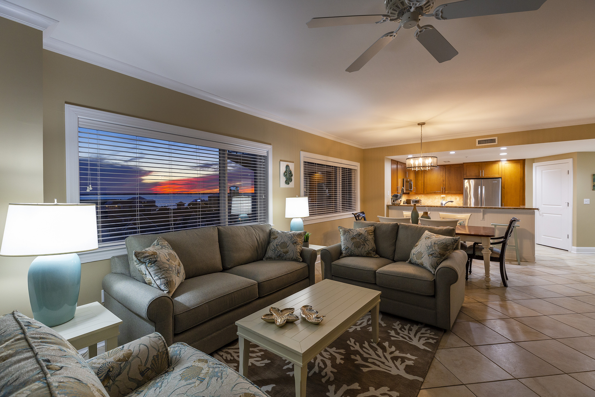 This gorgeous Vacation Home sleeps 12 comfortably in 4 spacious Bedrooms.