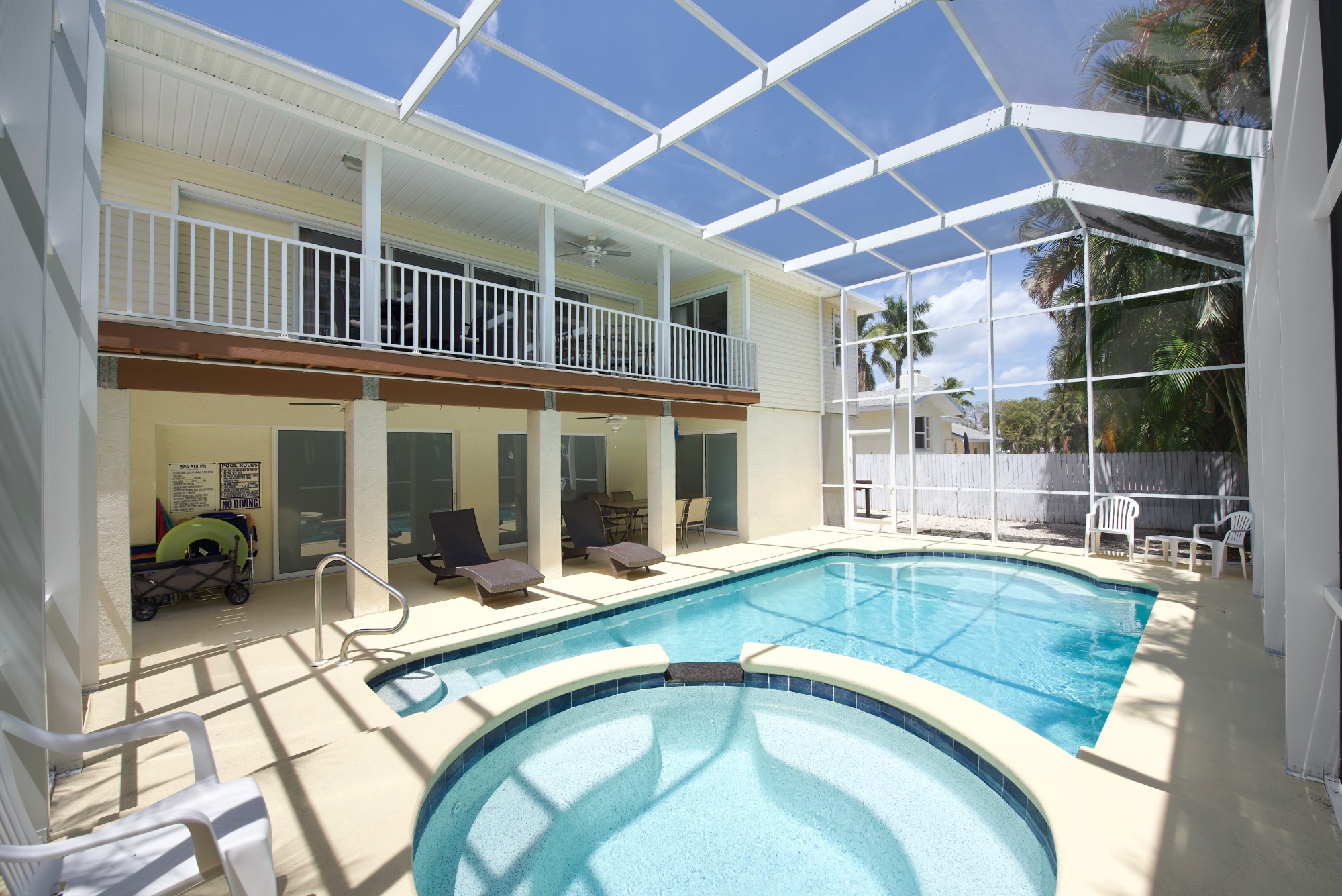 Pre-Hurricane Pool and main porch
