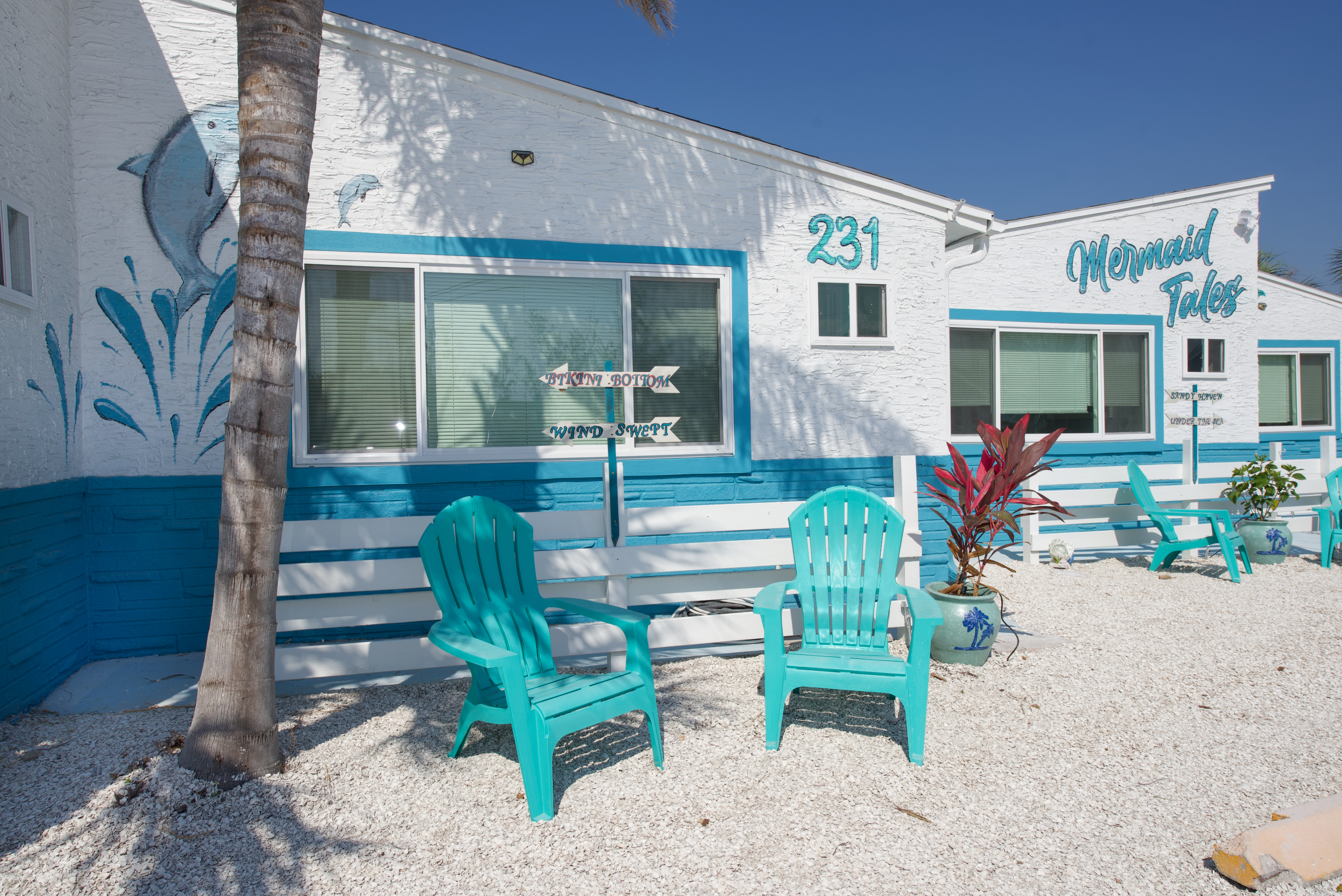 Outdoor seating area