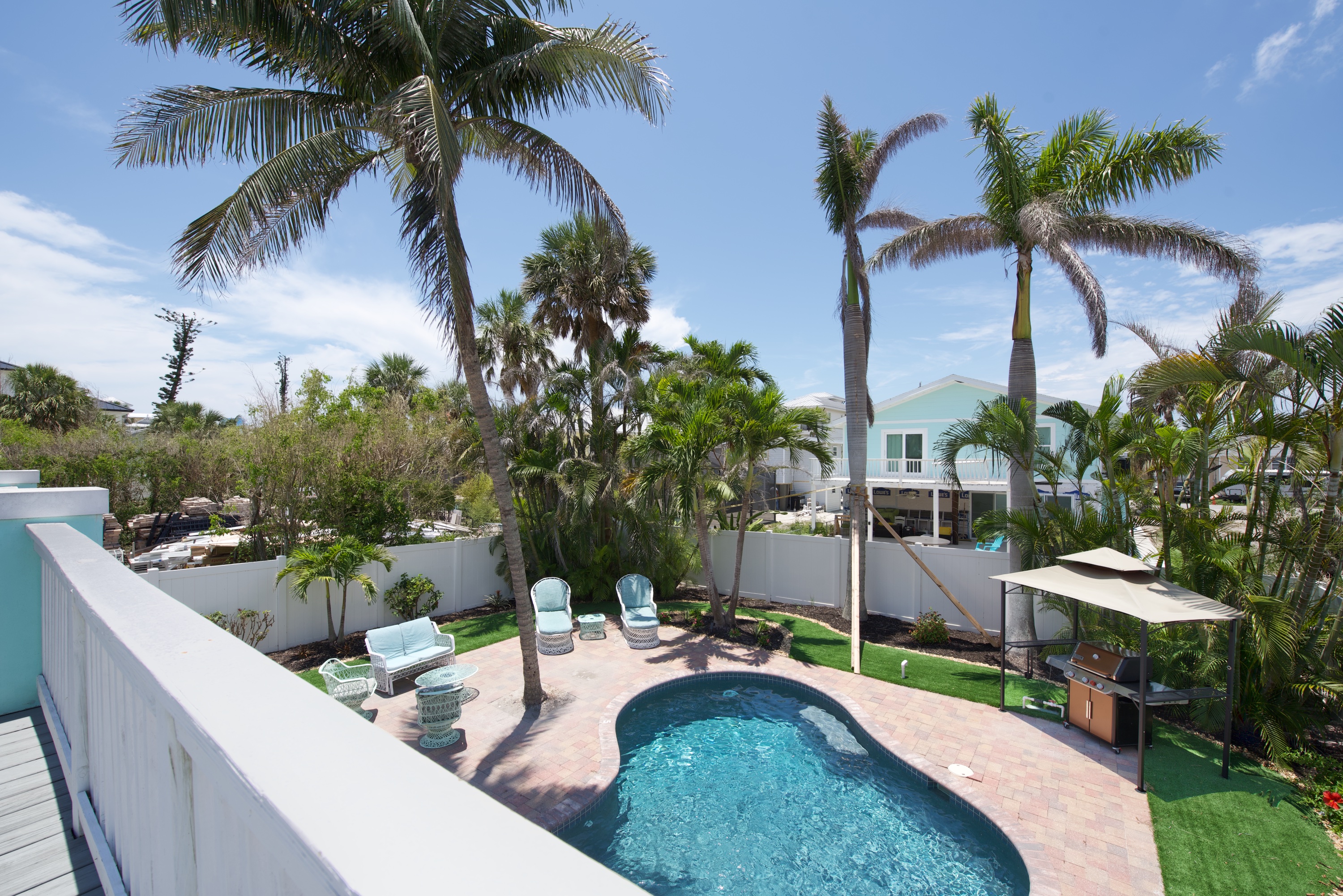 Pool View from Deck