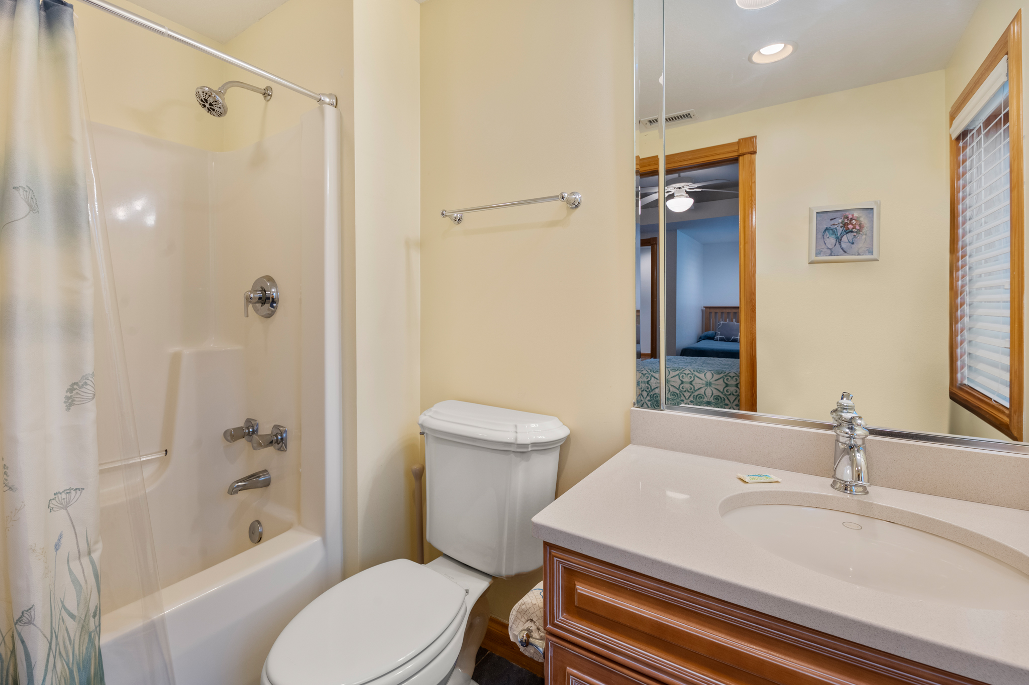 JR12: Carolina Dream | Bottom Level Bedroom 2 Private Bath