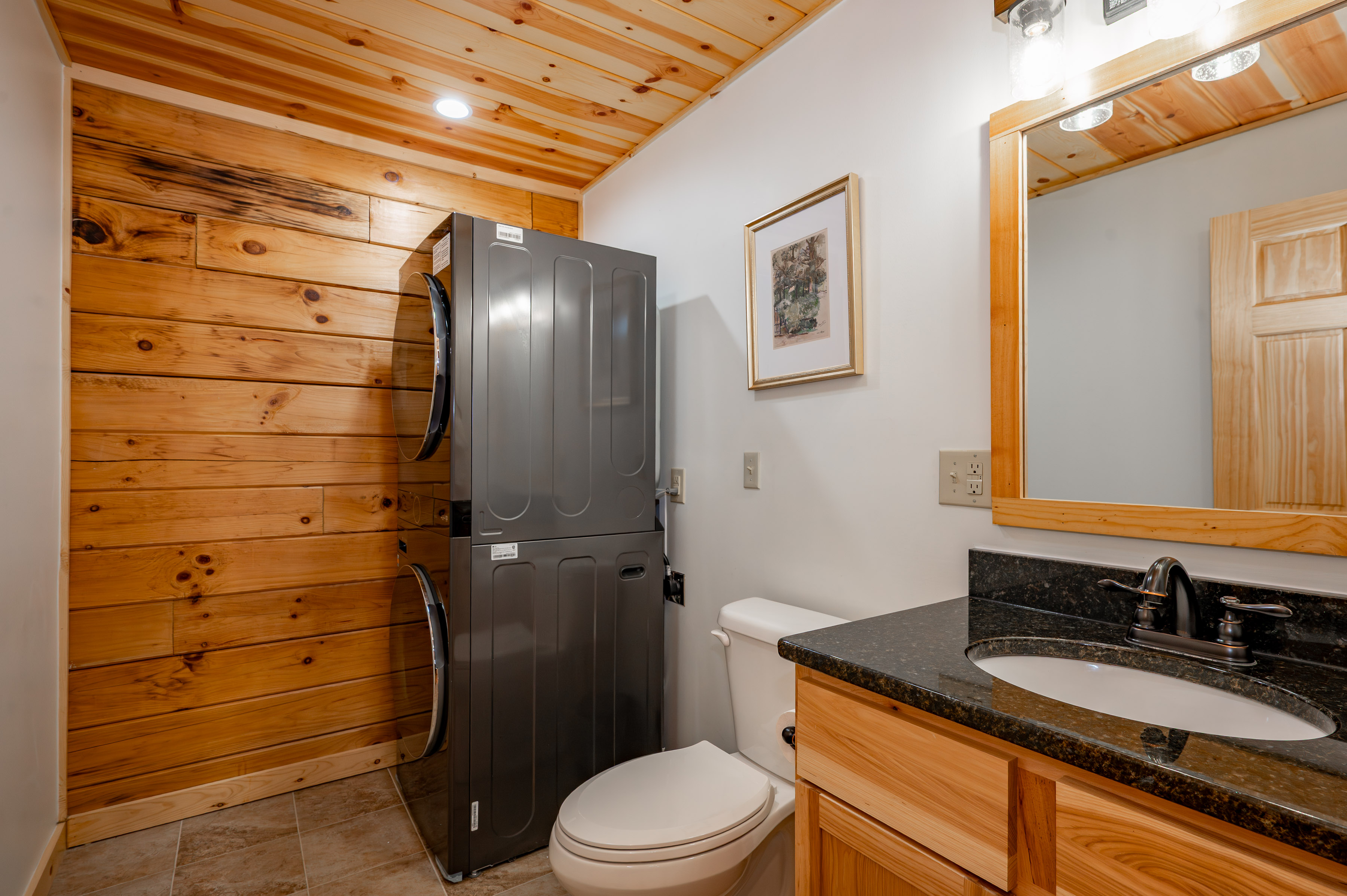Main Level Powder Room and Laundry