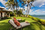 Oceanfront lawn