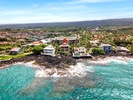 See your vacation HQ centered on the rugged Kona coastline—walkable to cafés, yet wrapped in endless blue water views.