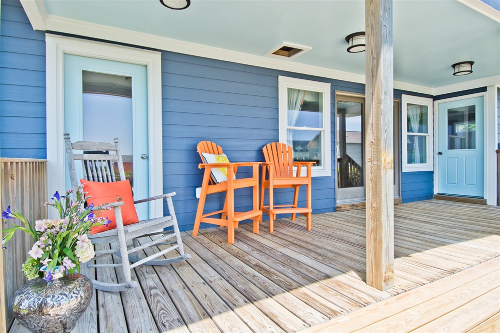 Relax on Covered and Uncovered Decks