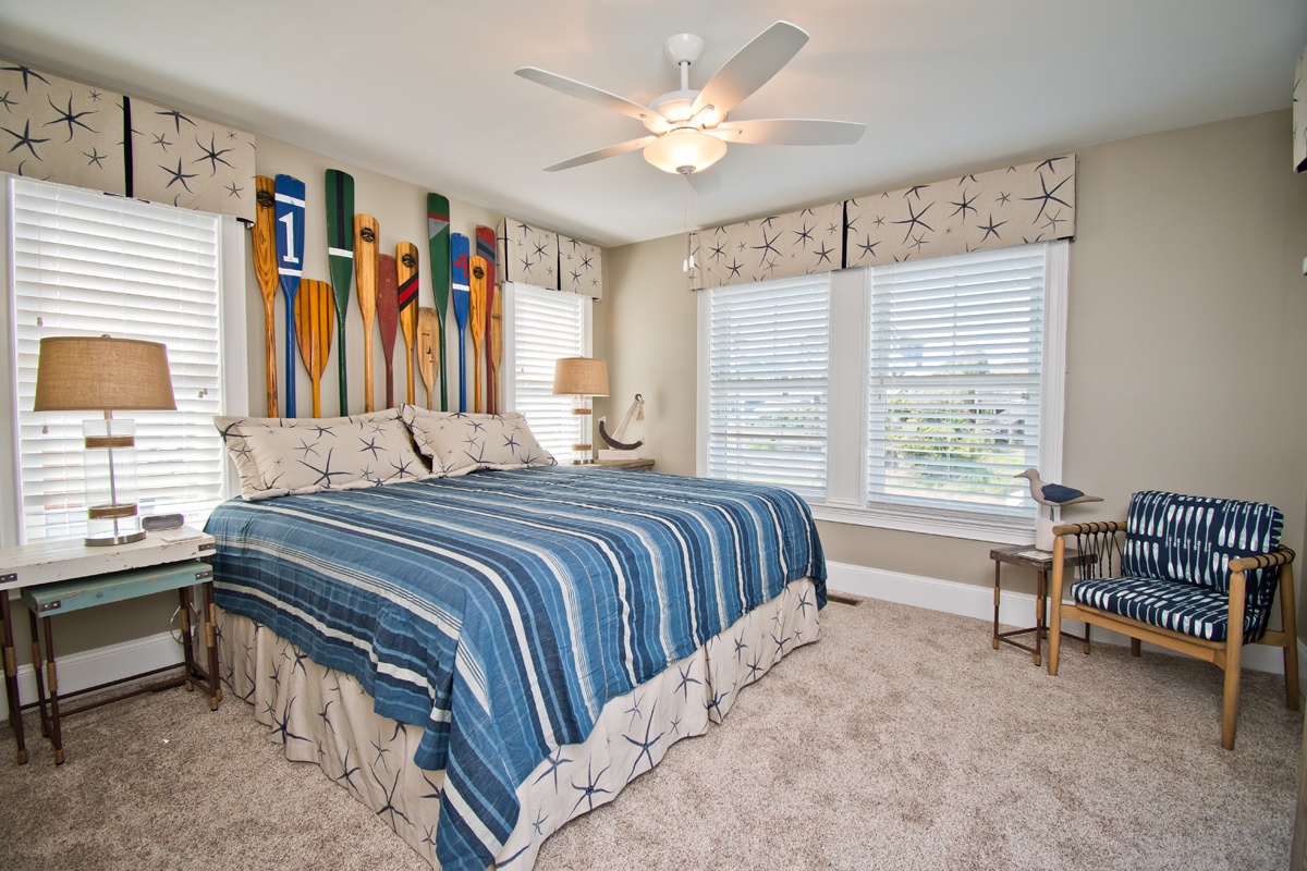 Level One Master Bedroom with King and Private Bath