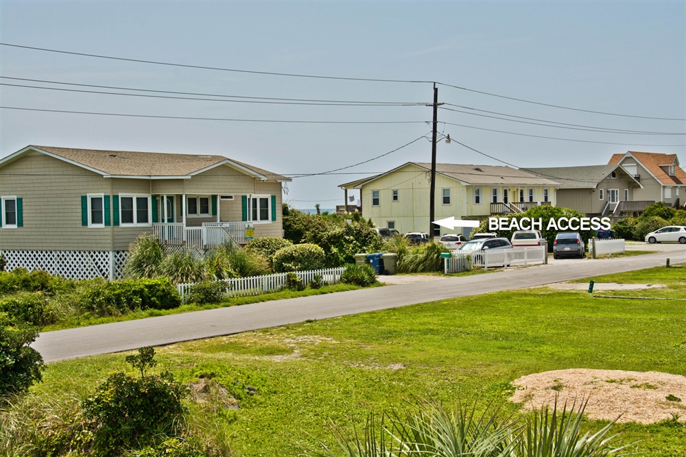 Beach Access Right Across the Street