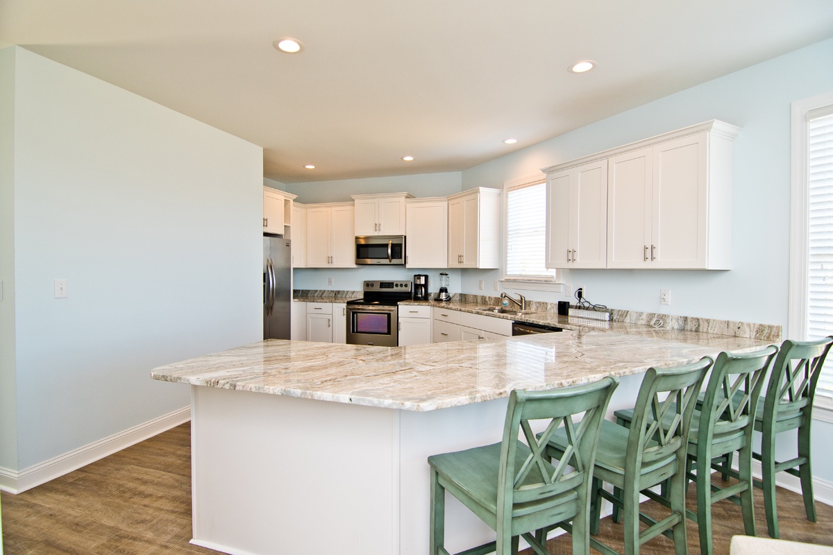 Kitchen with Bar Seating