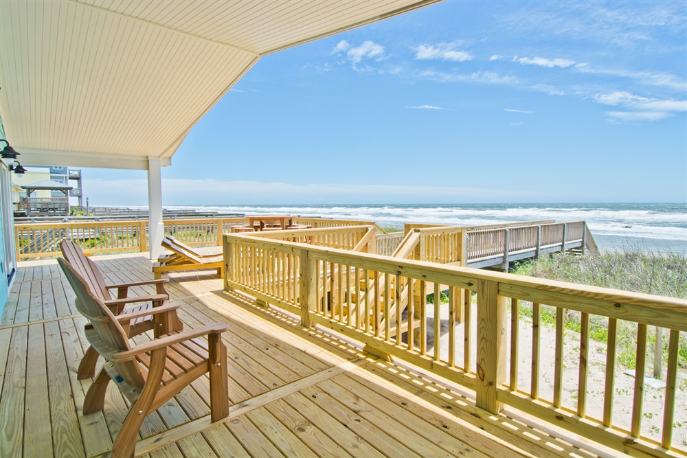 Covered and Uncovered Deck