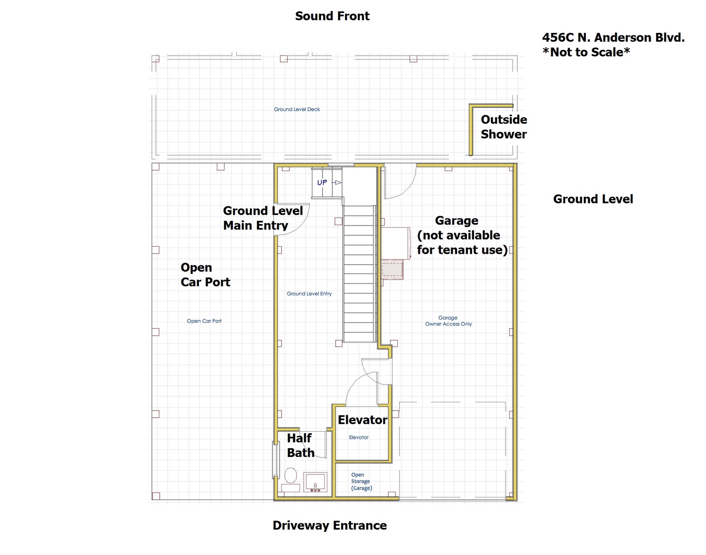 22a 456C ground level floor plan