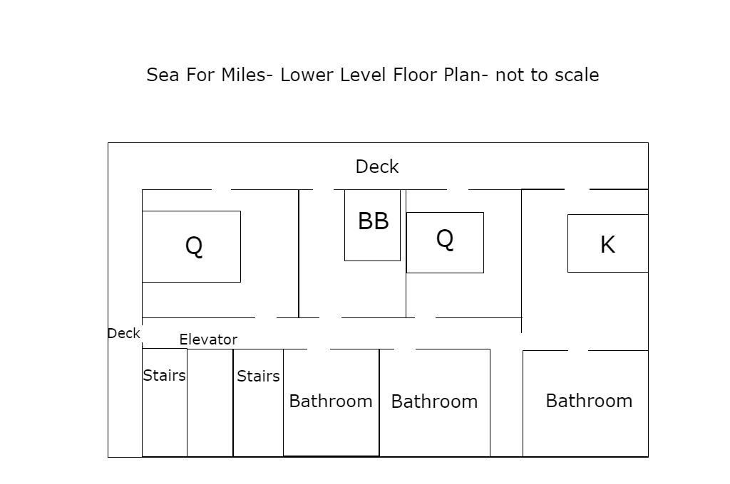 Sea For Miles - Lower Level Floor Plan