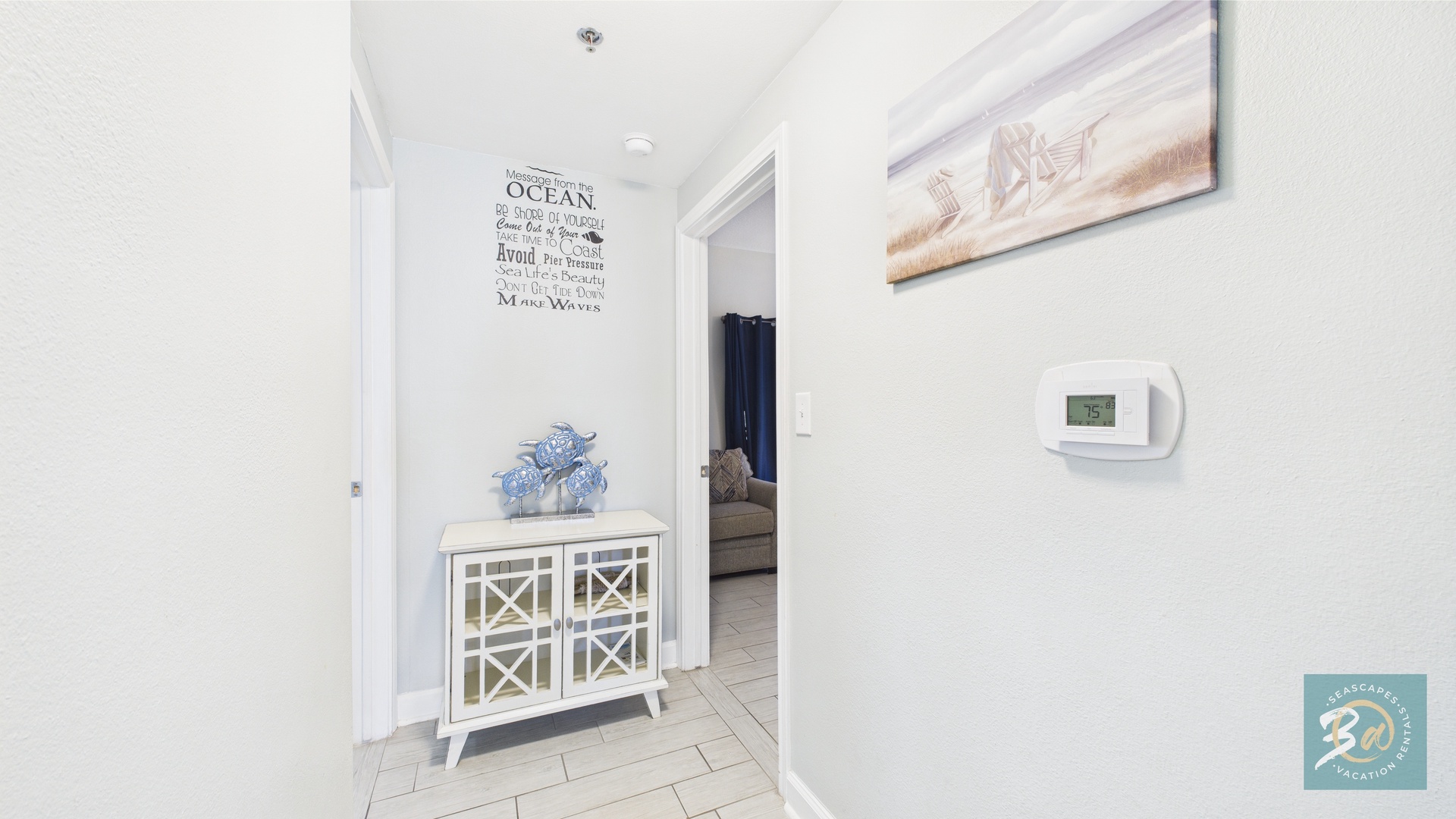 Entry-way to bedrooms
