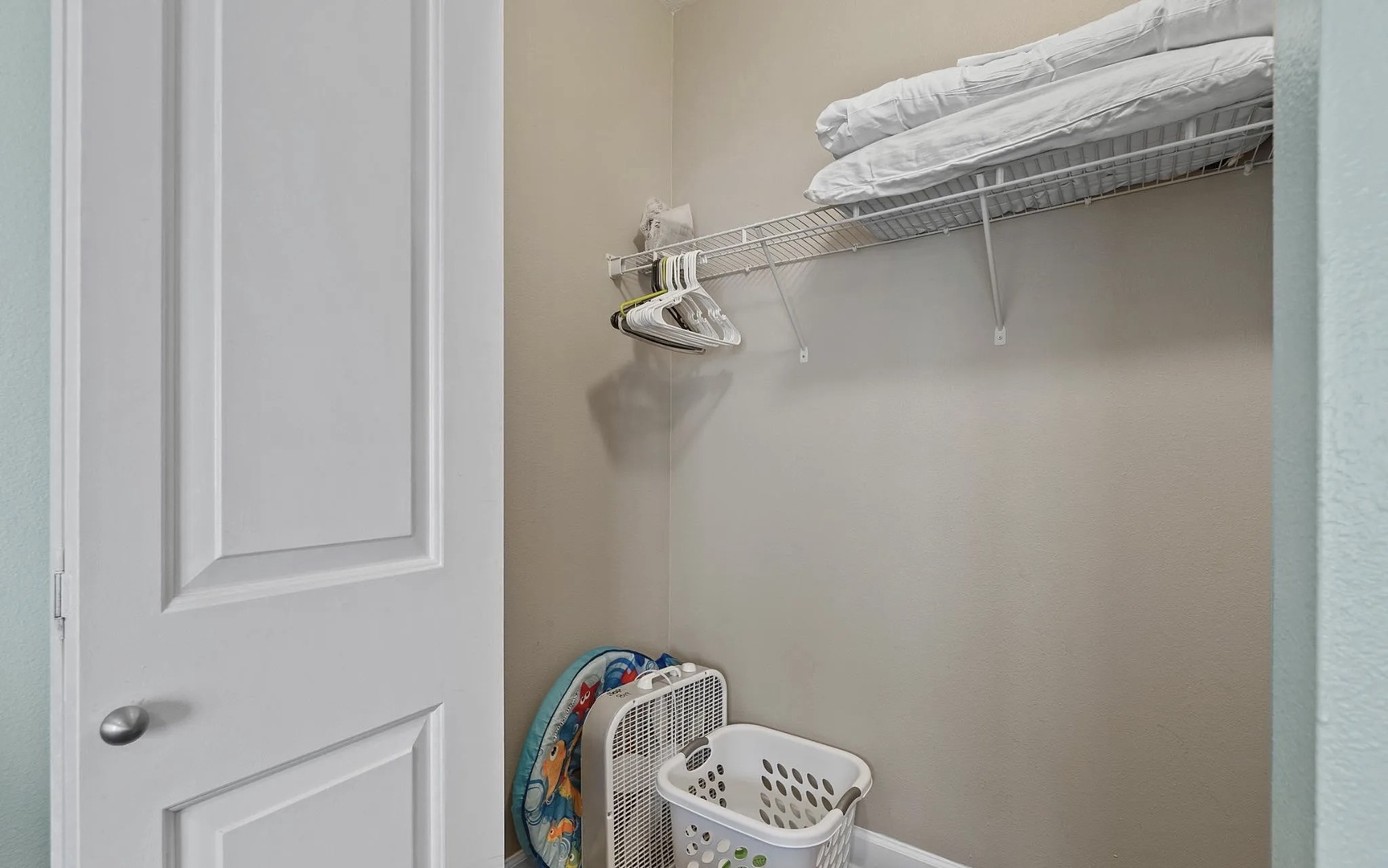 Walk in closet located in the second bedroom.