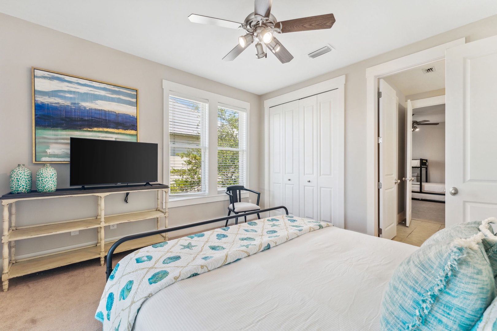 Guest Bedroom 1 with King Bed