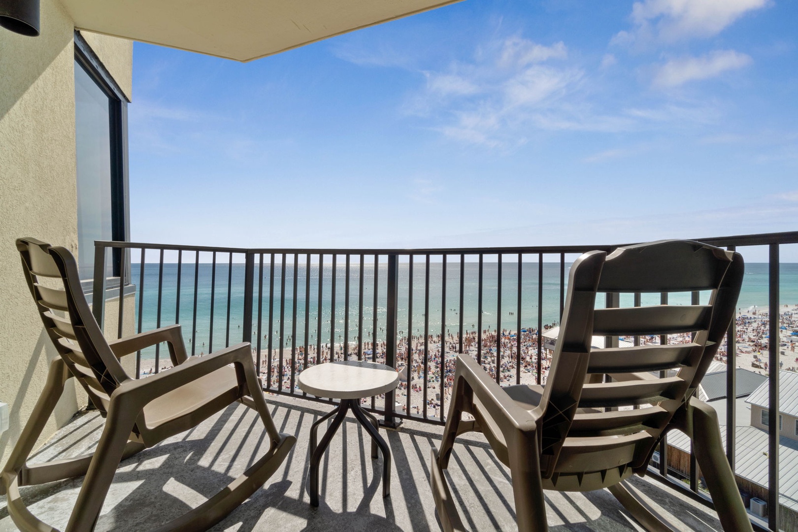 Balcony with full ocean view