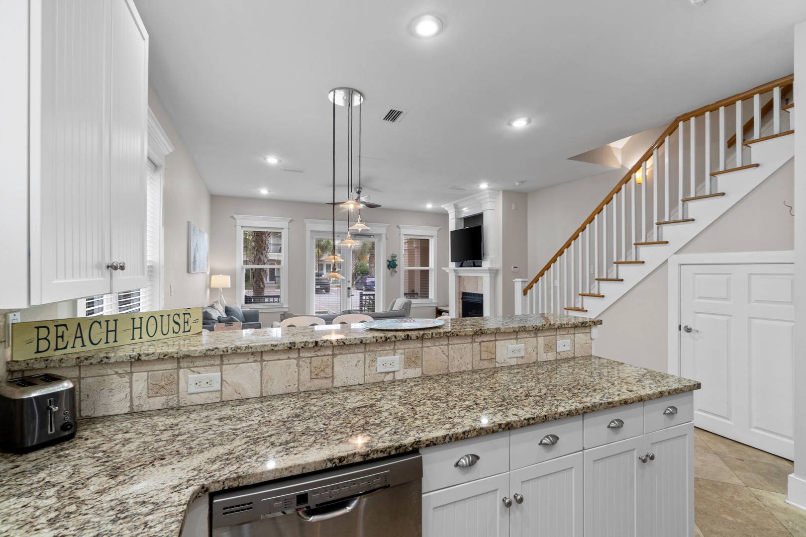 Kitchen area on the 1st floor