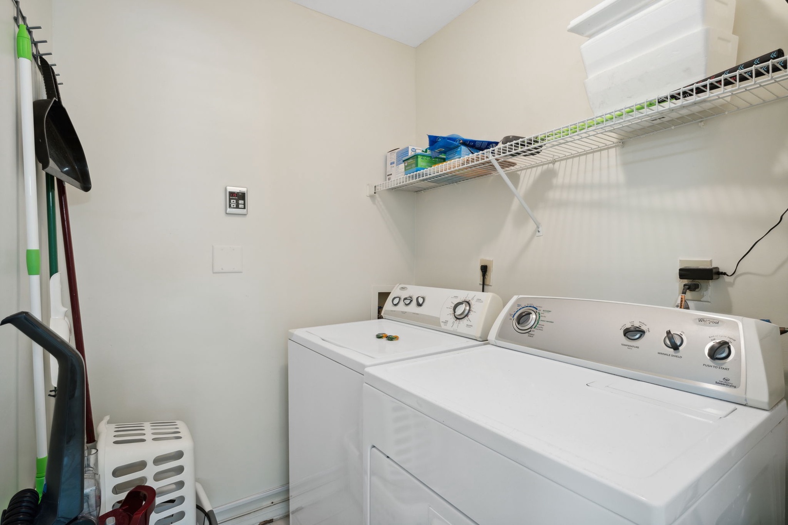 In-suite laundry room