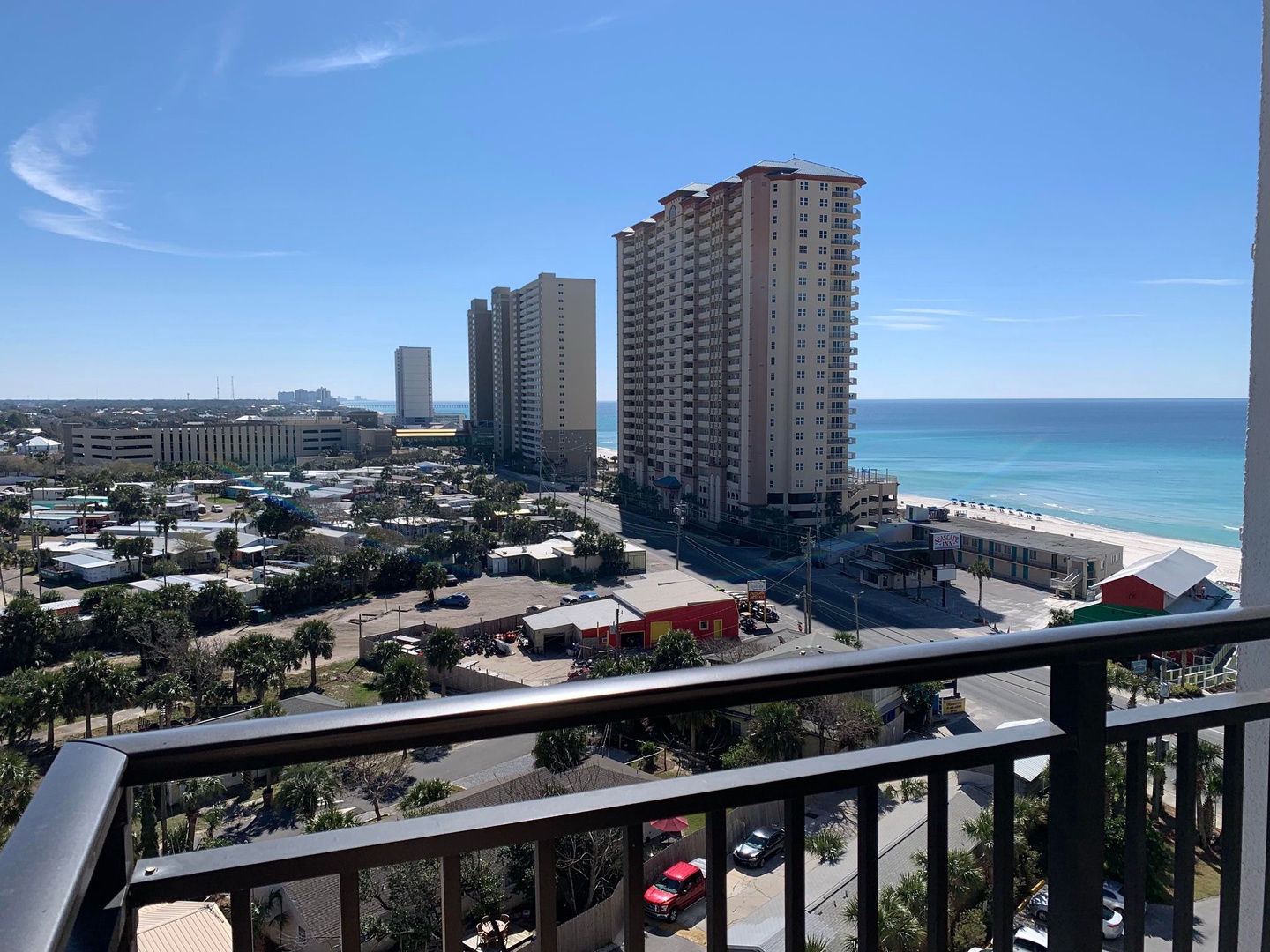 View of the Gulf from the balcony
