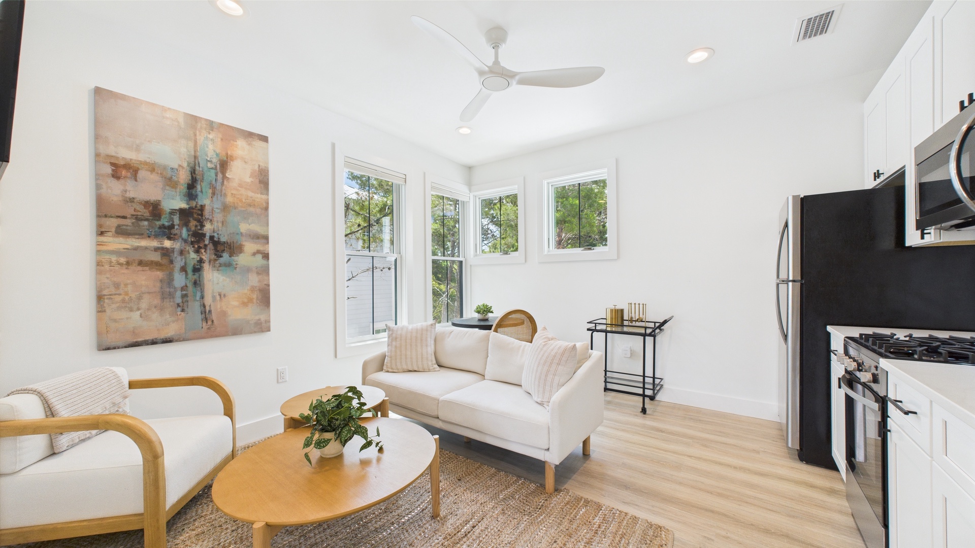 In Law suite above the garage-Living area