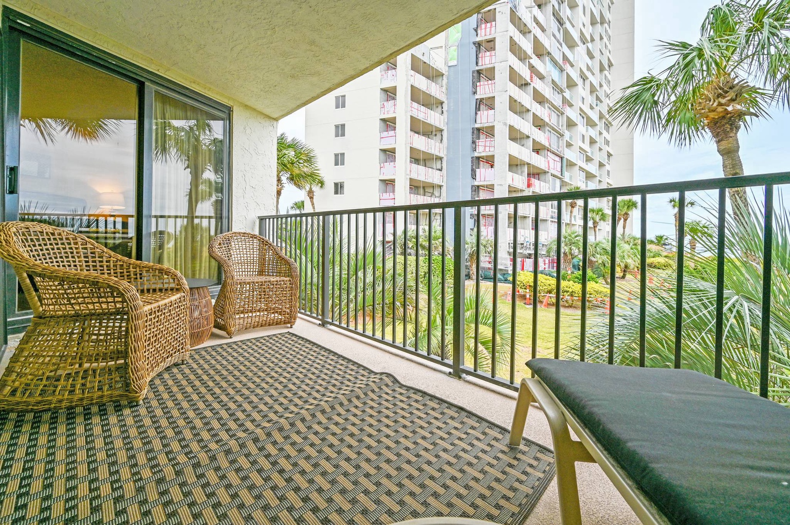 Balcony with seating and scenic views