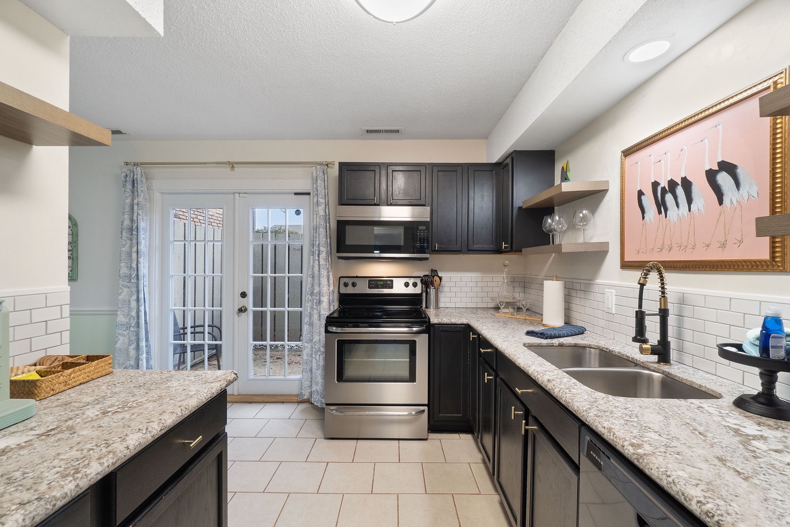 Full kitchen with all the cooking essentials