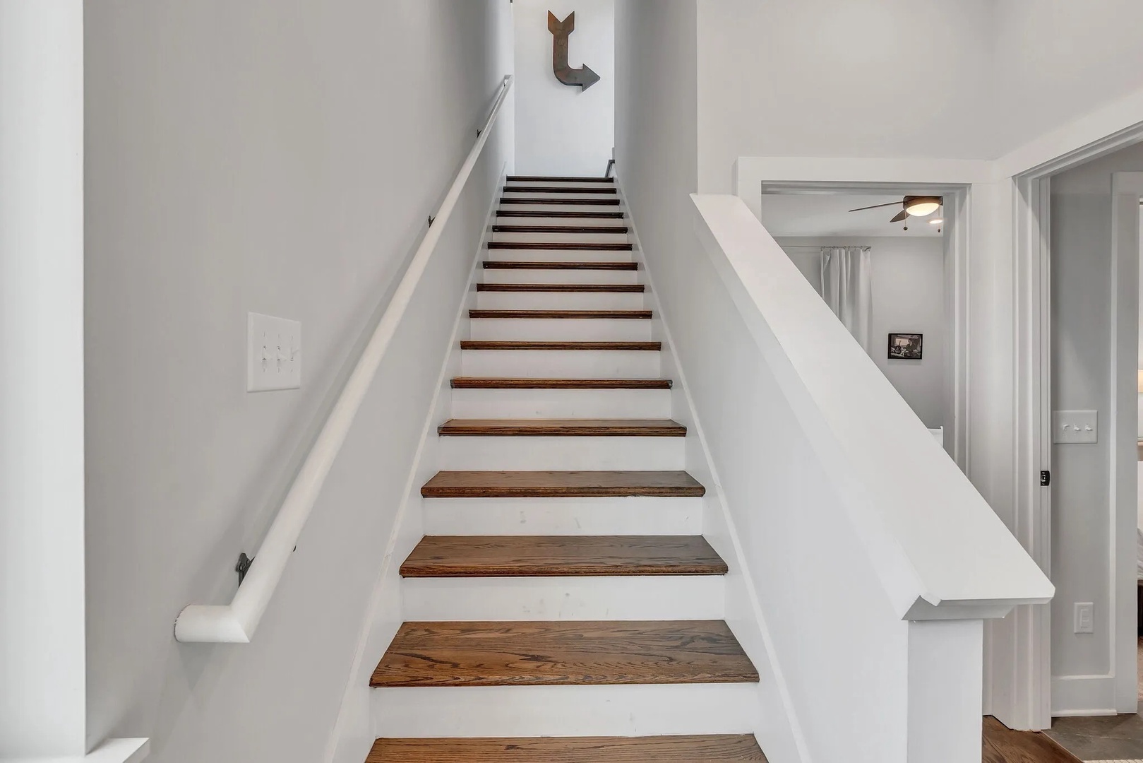 Stairs to rooftop
