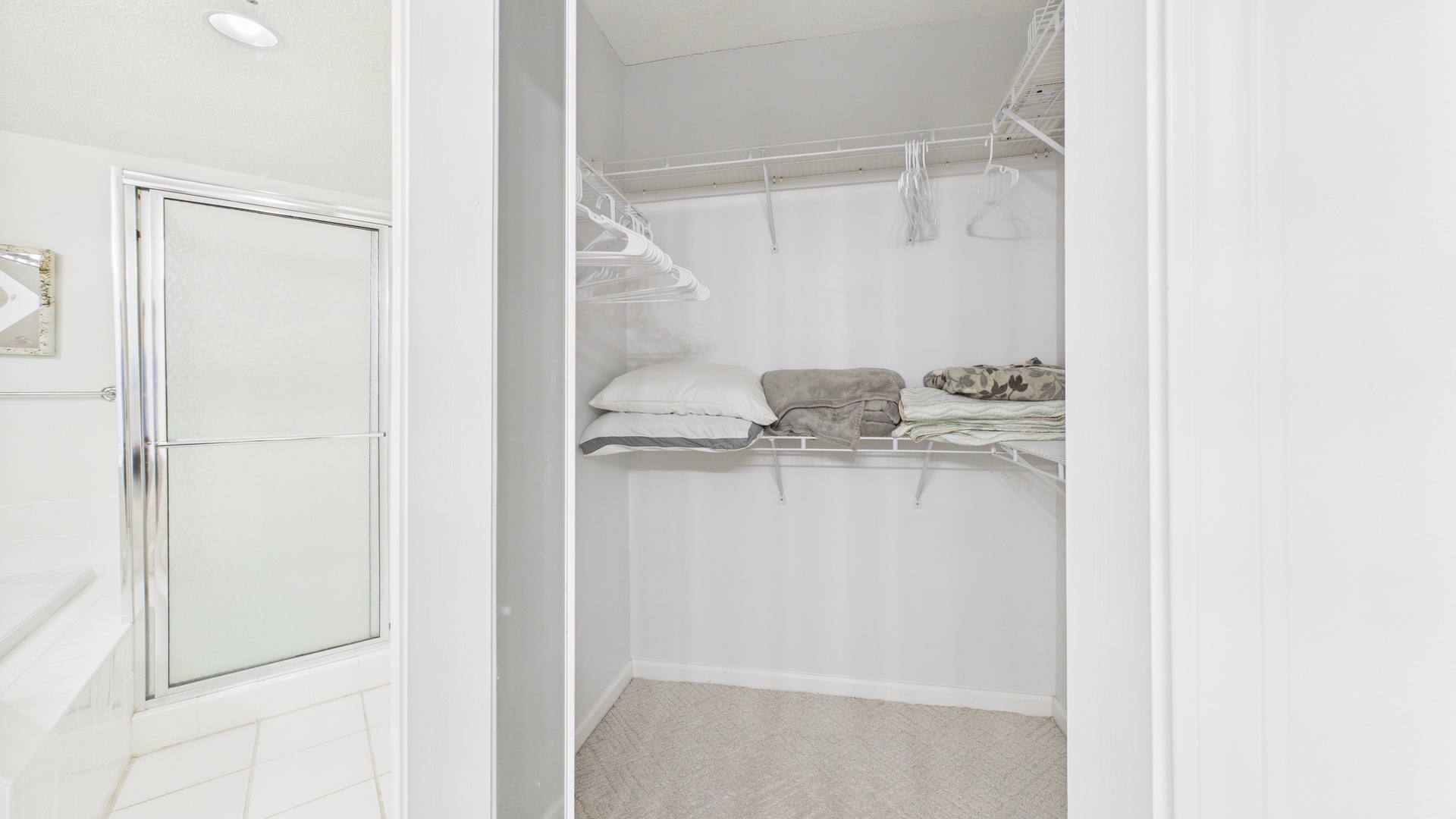Master bedroom closet