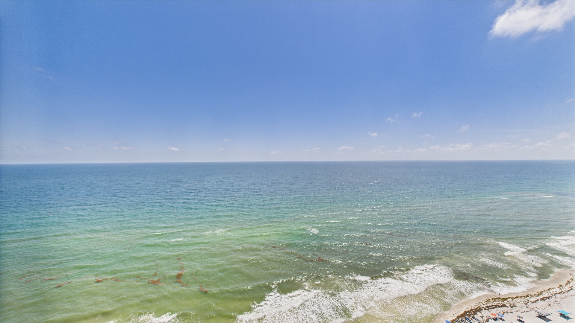 Coastal views from balcony