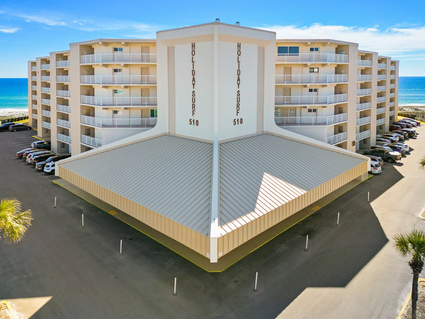 Aerial of the complex