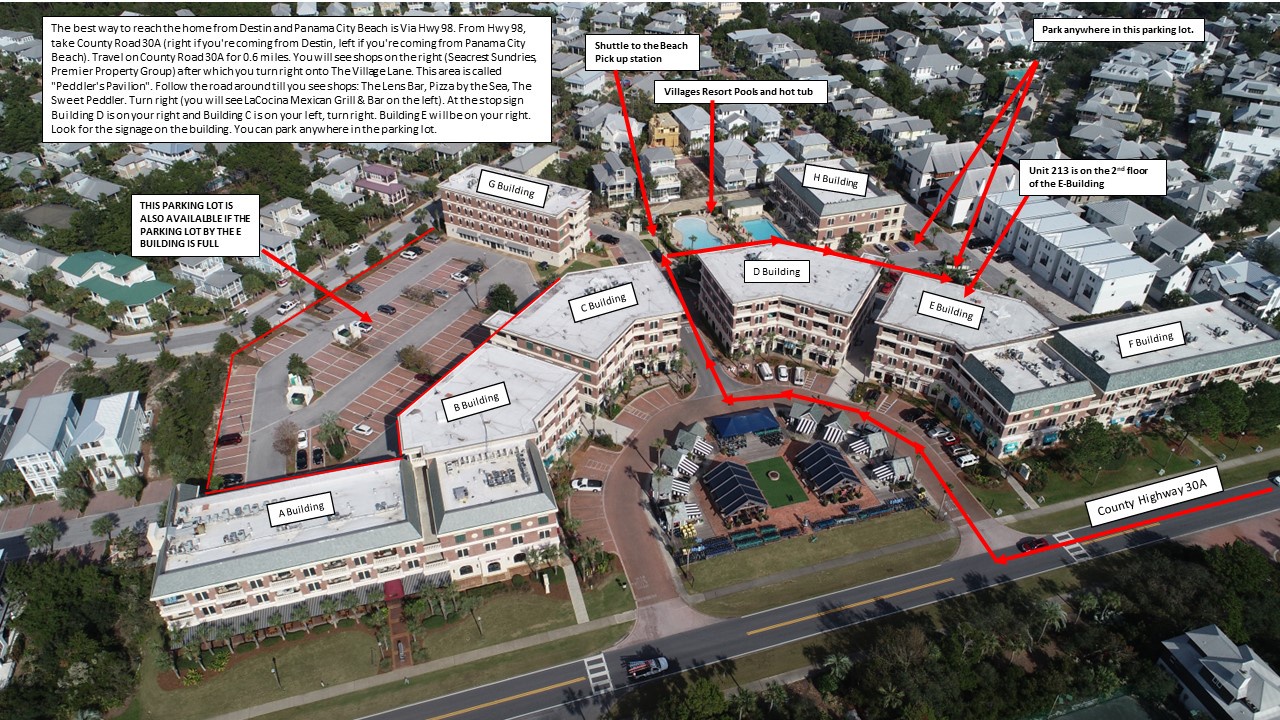 Complex aerial view
